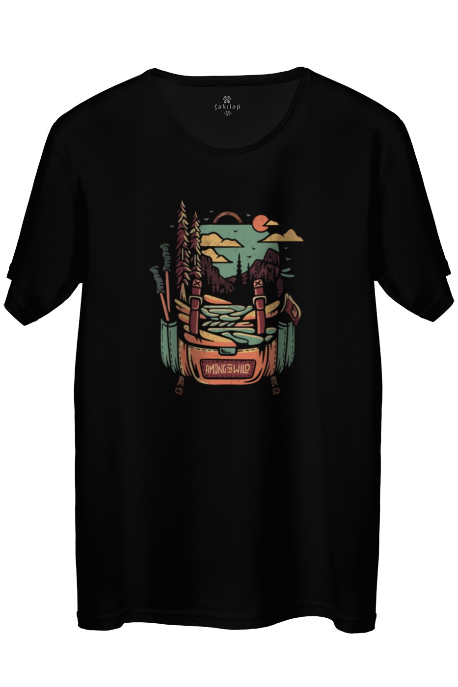 Macera-Doğa Baskılı Regular Tişört