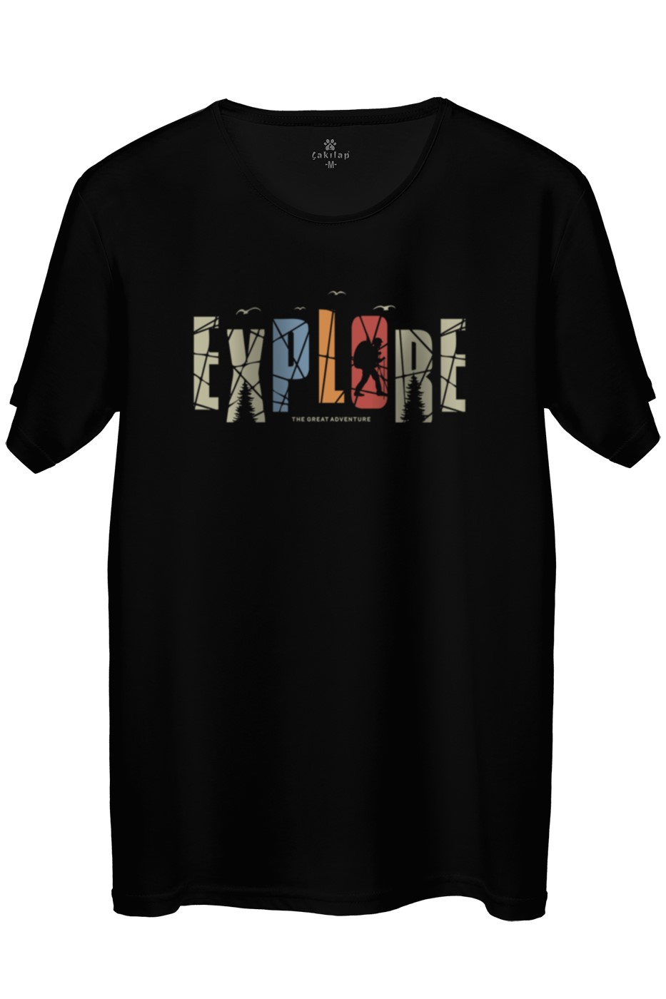 Macera-Doğa Baskılı Regular Tişört