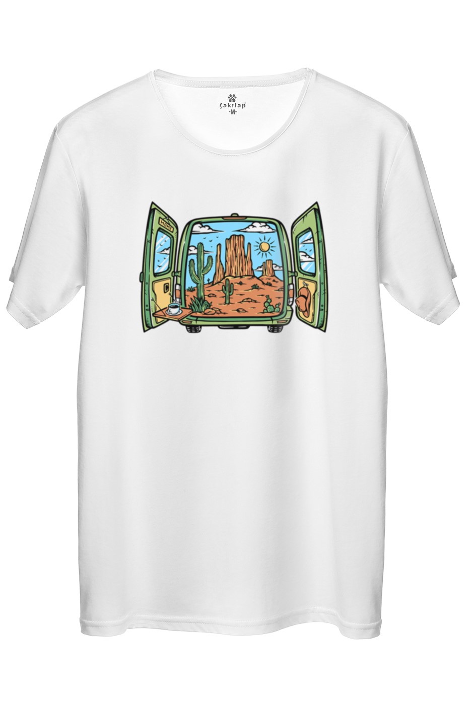 Macera-Doğa Baskılı Regular Tişört