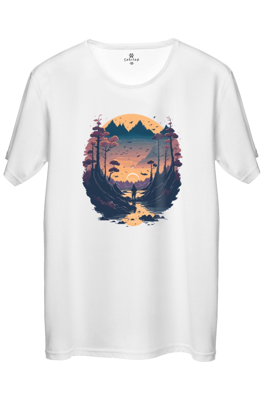 Macera-Doğa Baskılı Regular Tişört