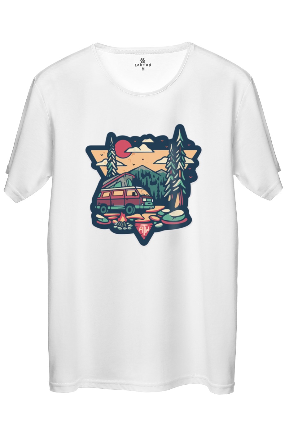 Macera-Doğa Baskılı Regular Tişört