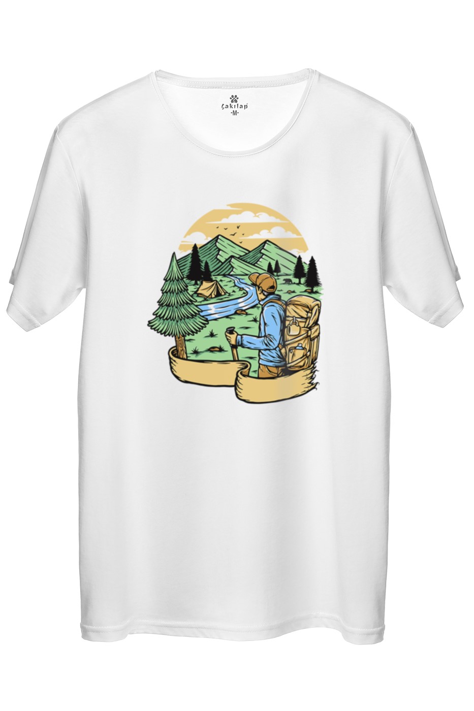 Macera-Doğa Baskılı Regular Tişört