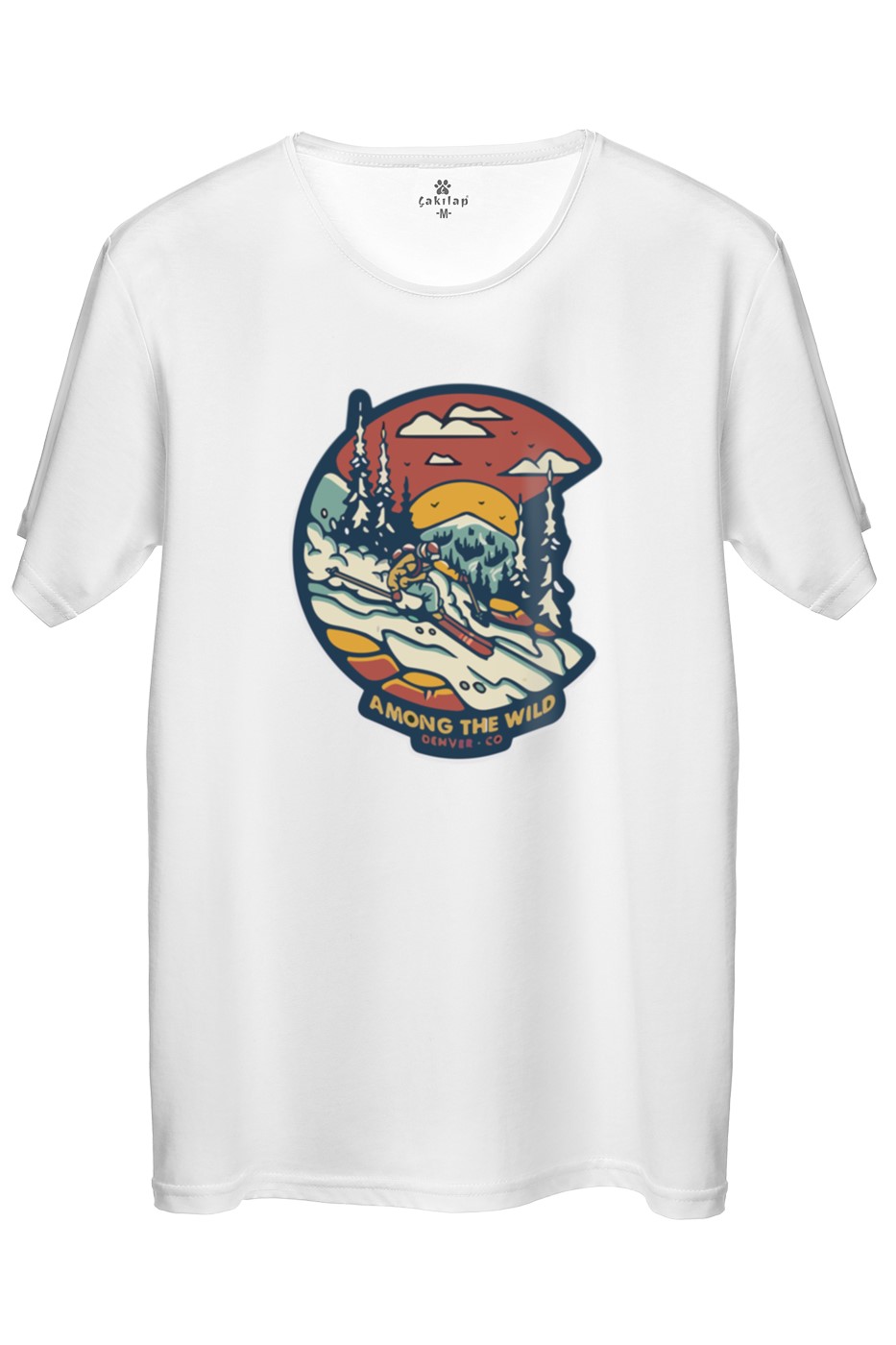 Macera-Doğa Baskılı Regular Tişört