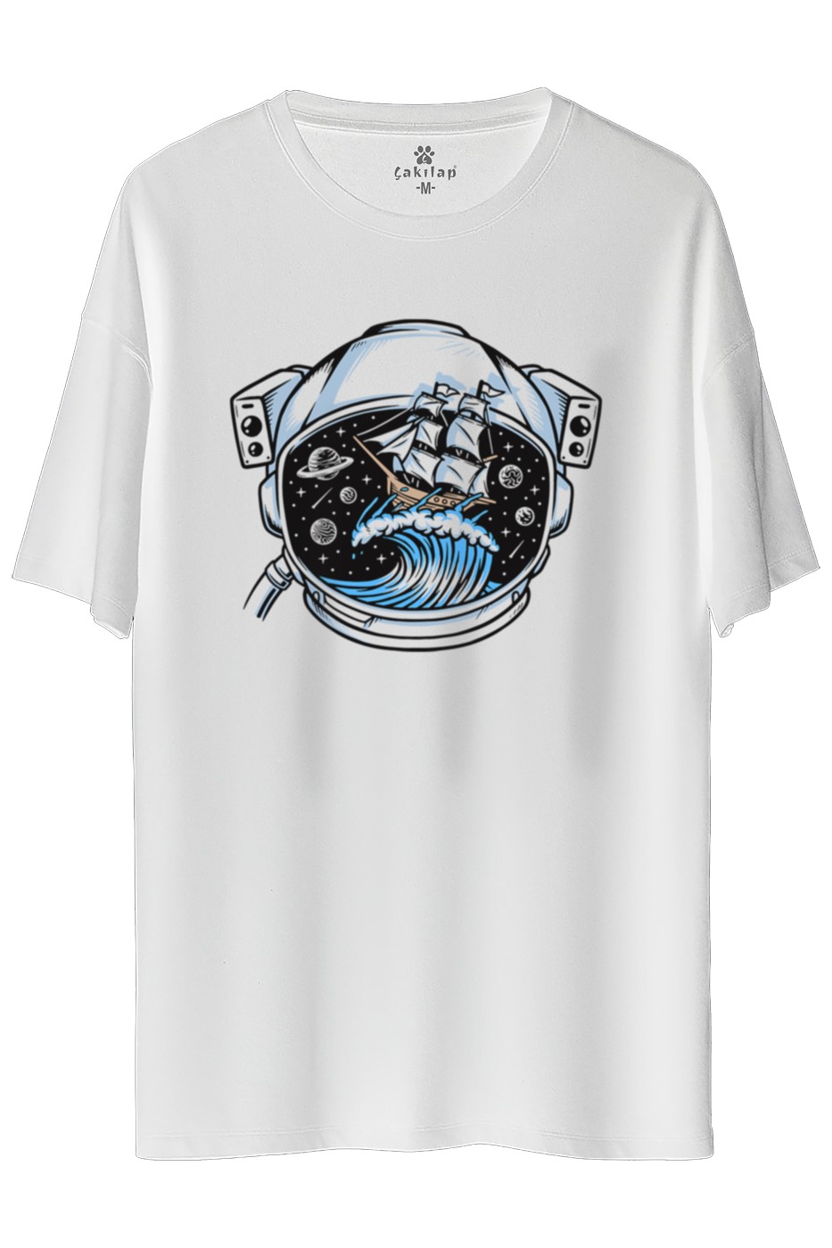 Macera-Doğa Baskılı Oversize Tişört