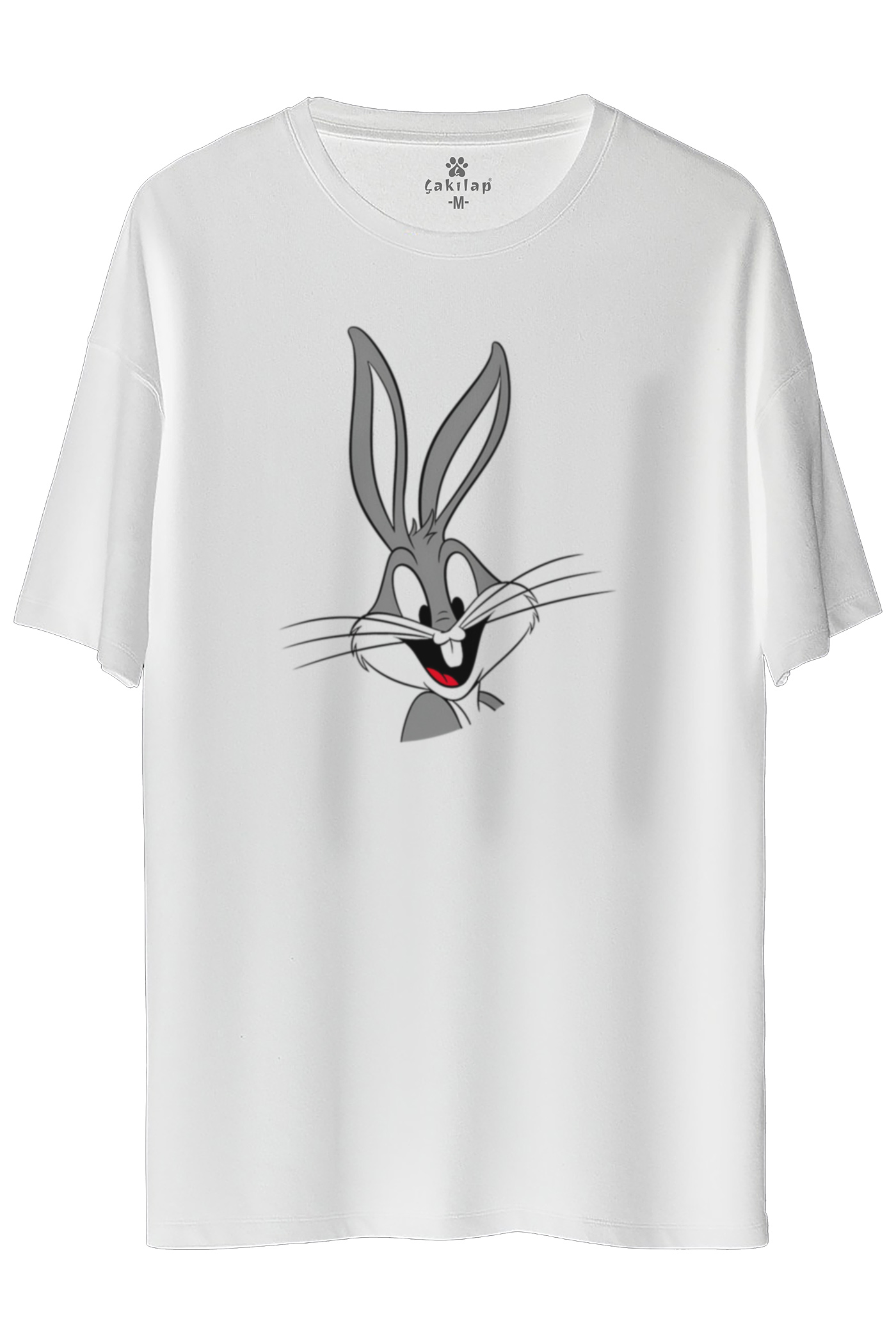 Bugs Bunny Baskılı Oversize Tişört