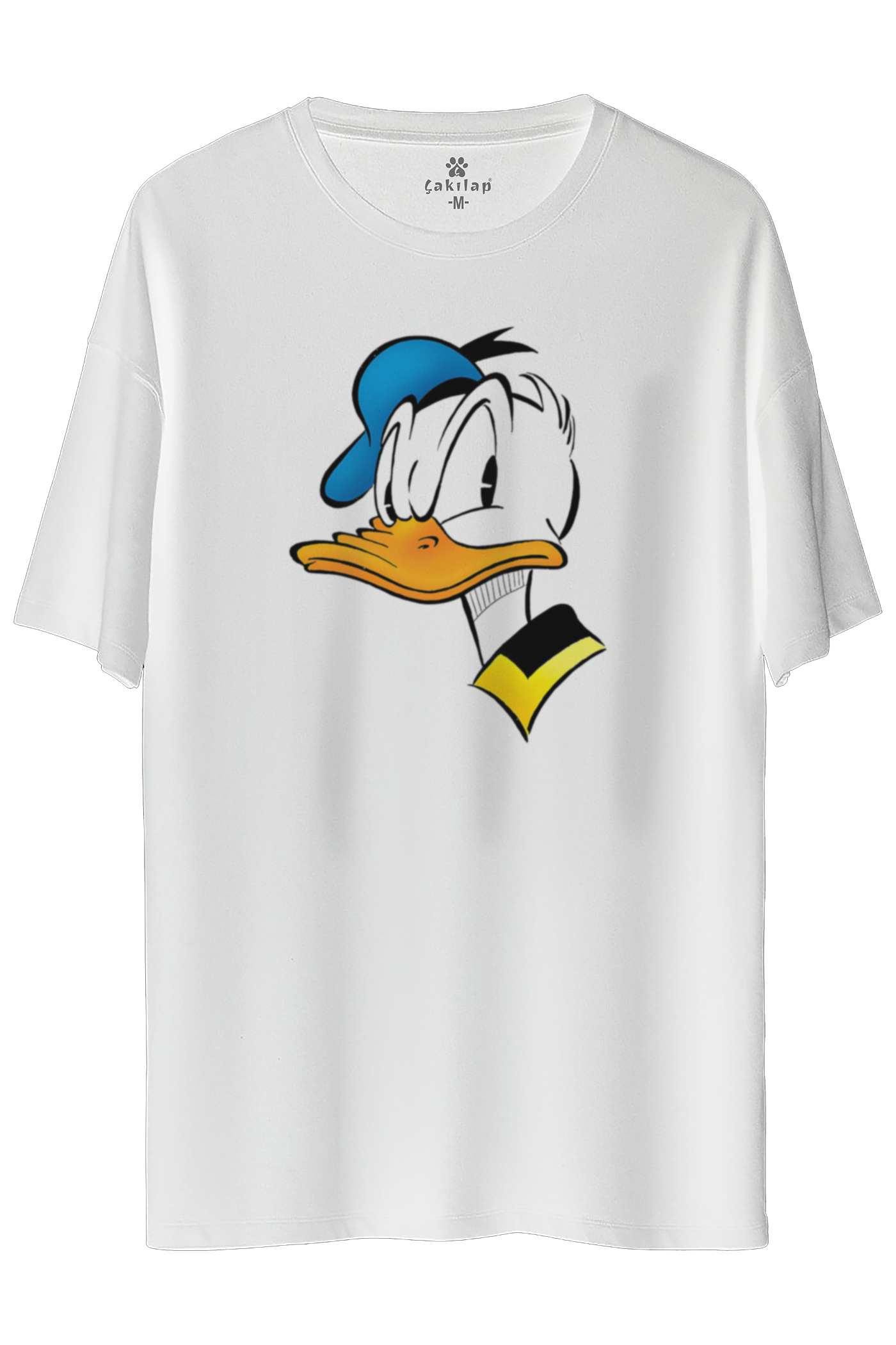 Donald Duck Baskılı Oversize Tişört