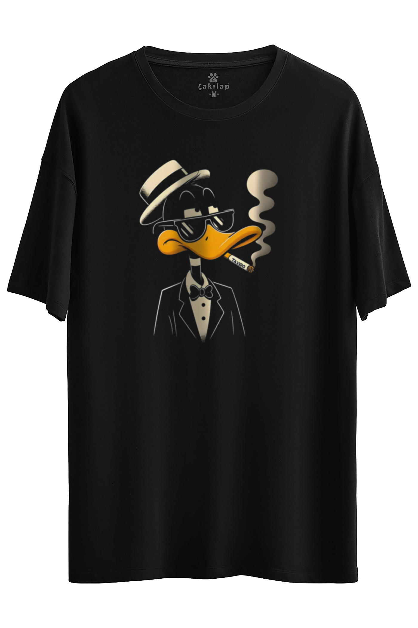 Donald Duck Baskılı Oversize Tişört