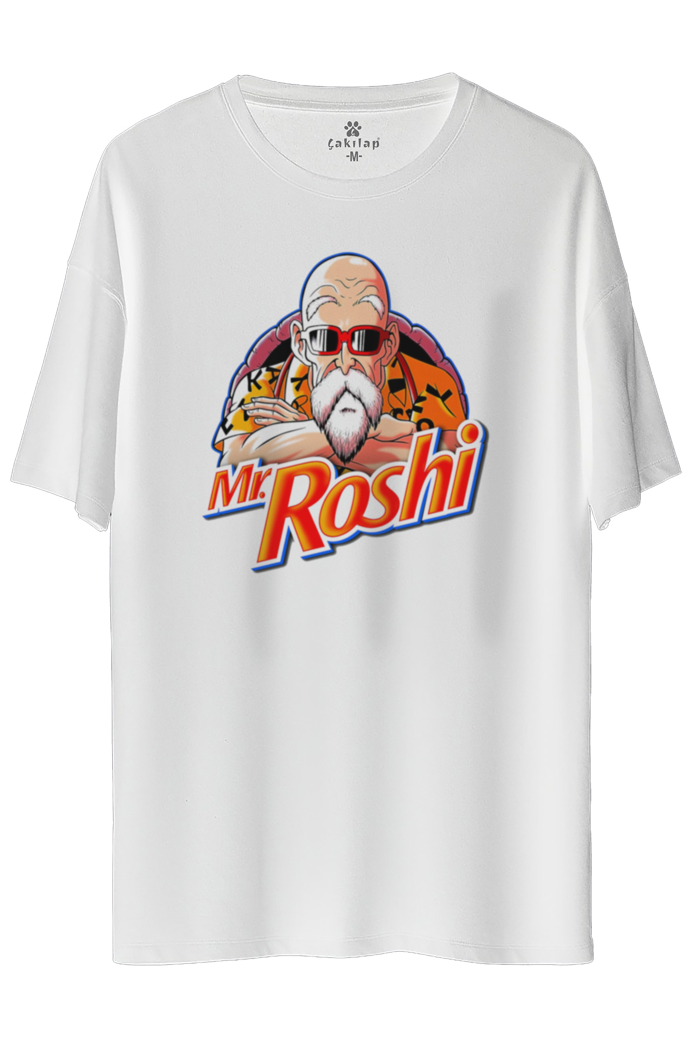 Mr.Roshi Baskılı Oversize Tişört