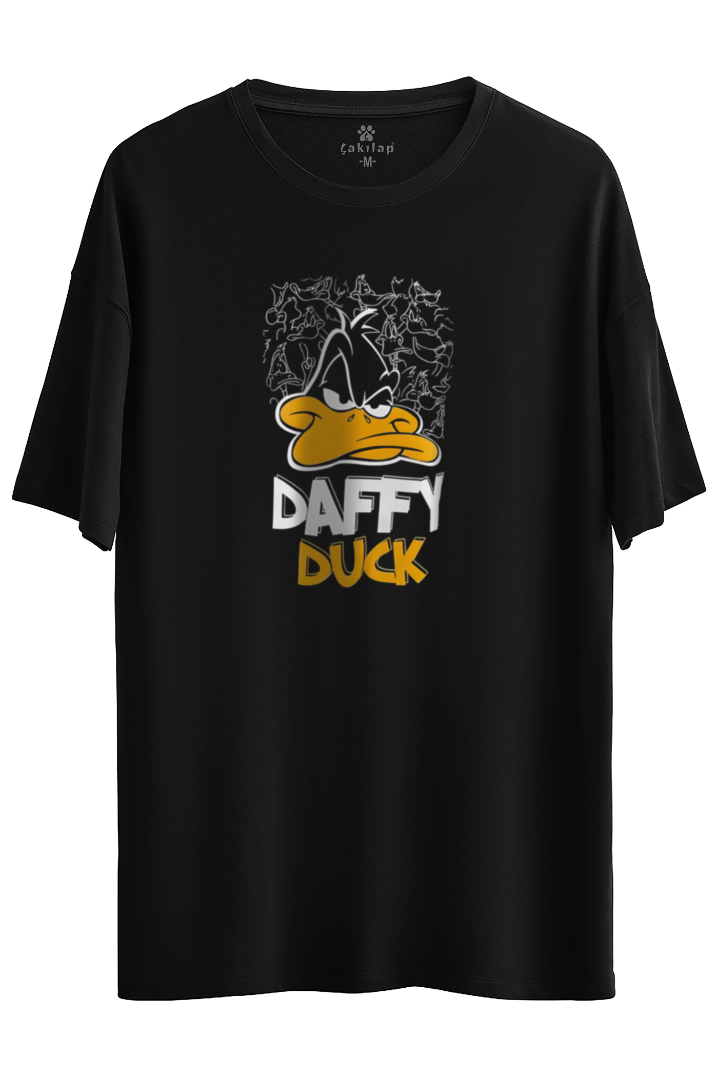 Daffy Duck Baskılı Oversize Tişört