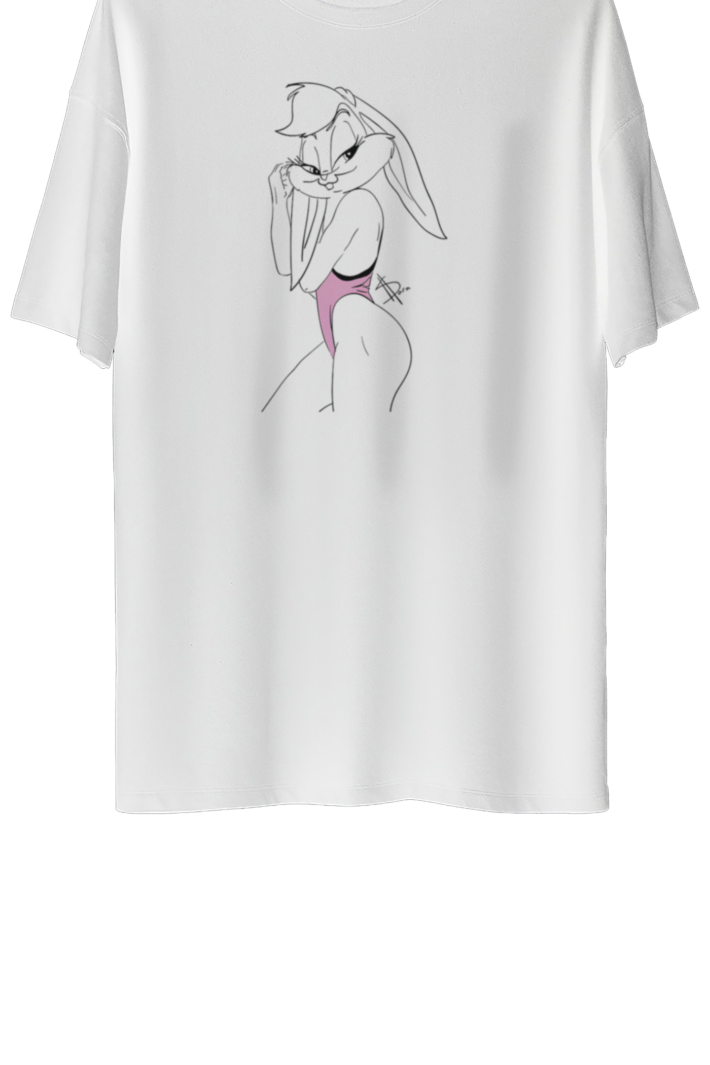 Lola Buny Baskılı Oversize Tişört