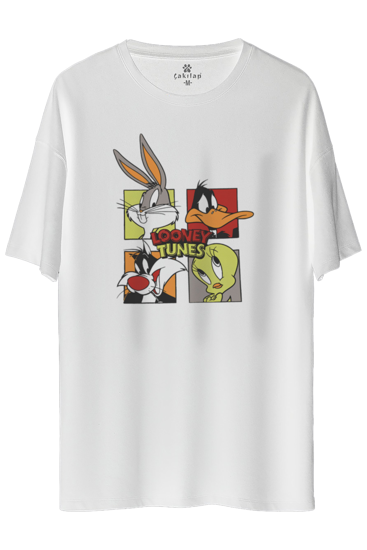 Looney Tunes Baskılı Oversize Tişört