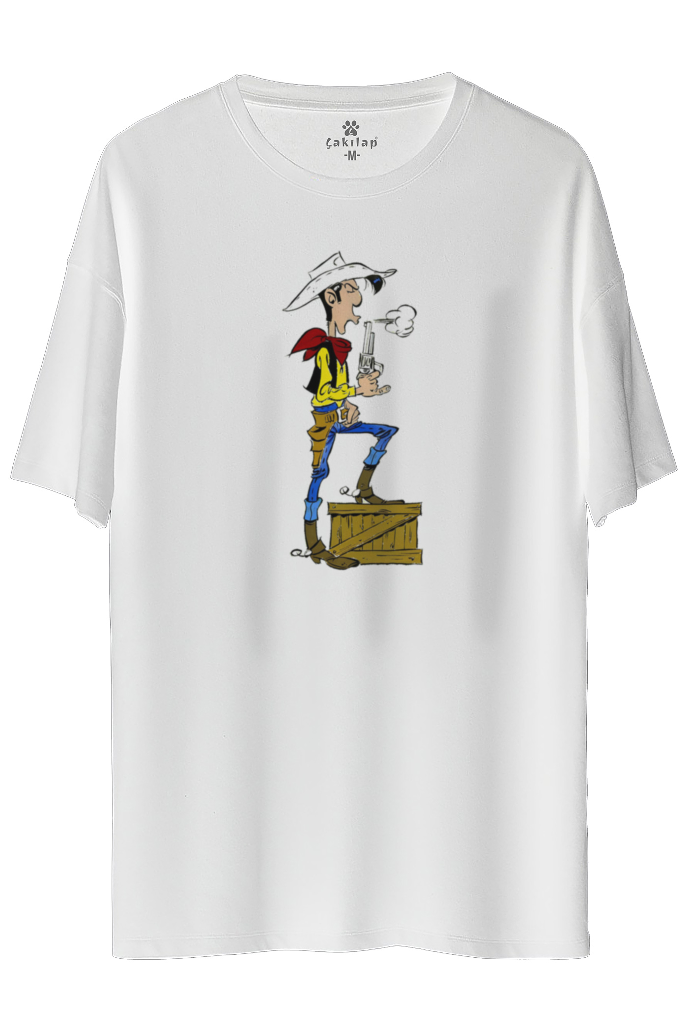 Red Kit Baskılı Oversize Tişört