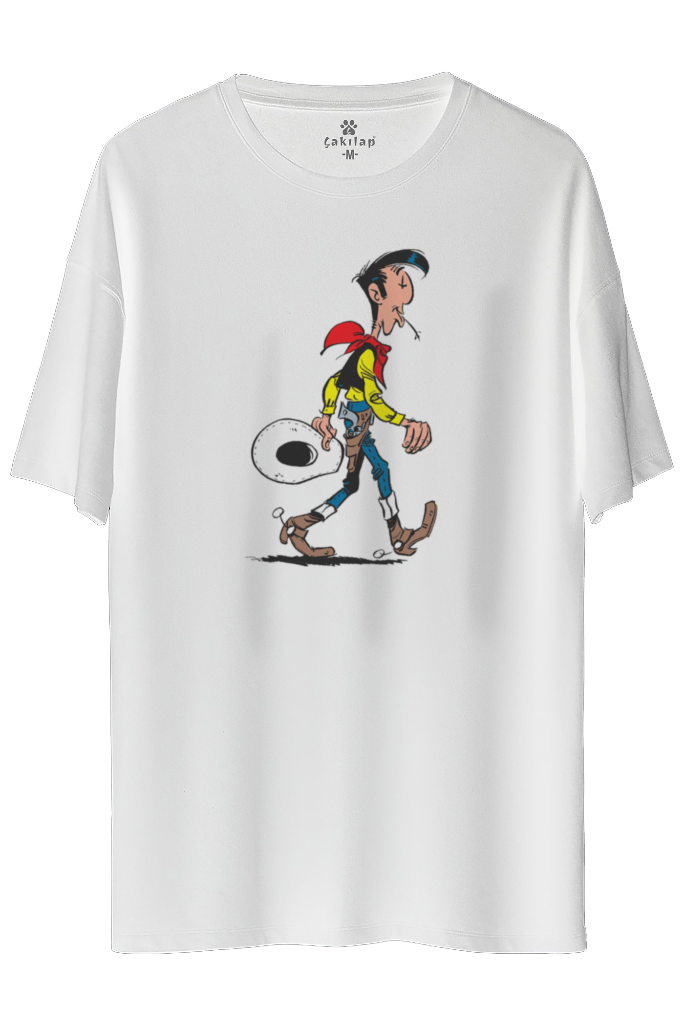 Red Kit Baskılı Oversize Tişört