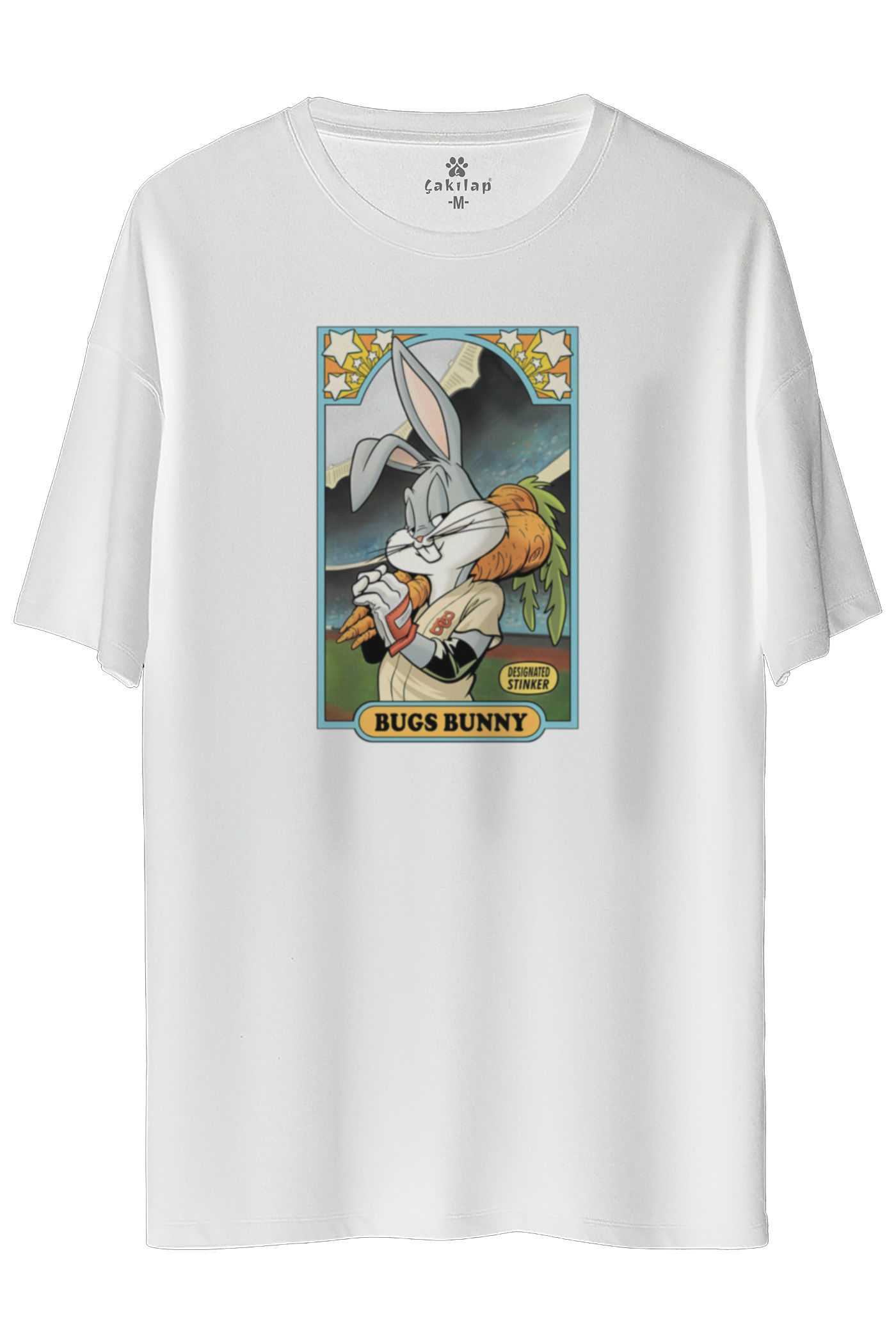 Bugs Bunny Baskılı Oversize Tişört
