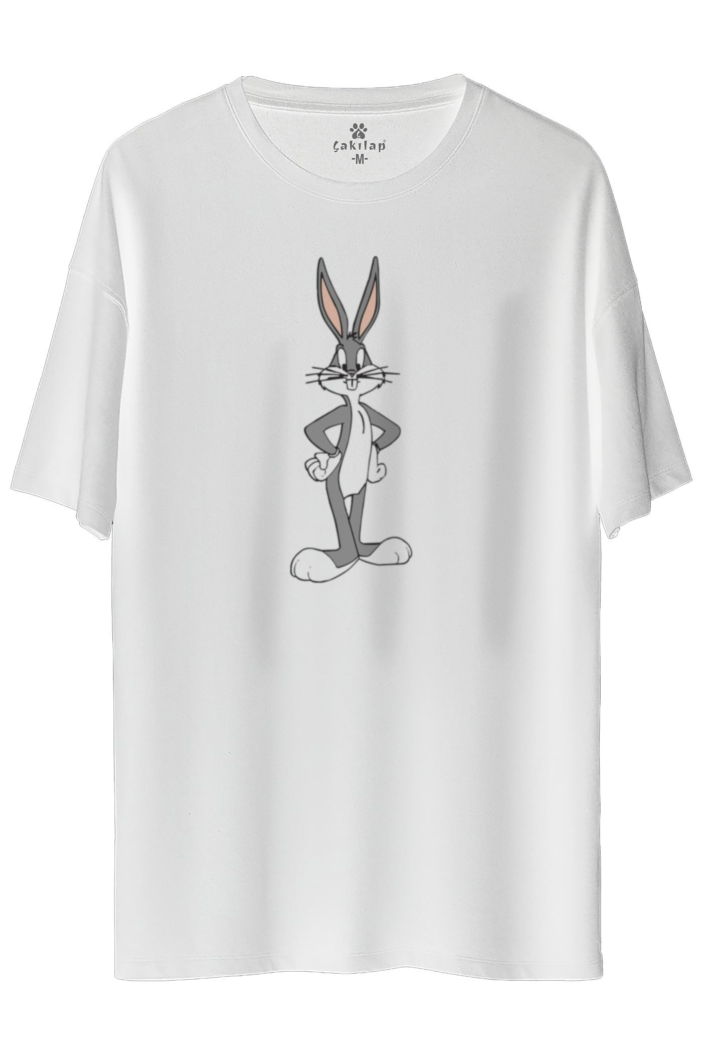 Bugs Bunny Baskılı Oversize Tişört