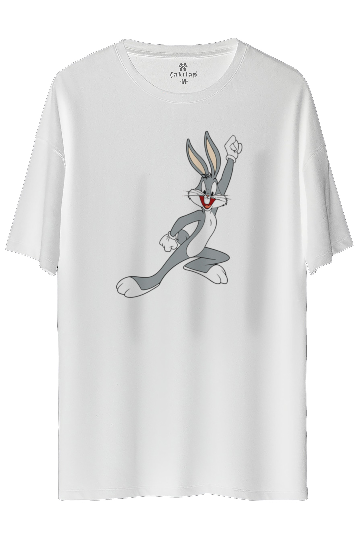Bugs Bunny Baskılı Oversize Tişört