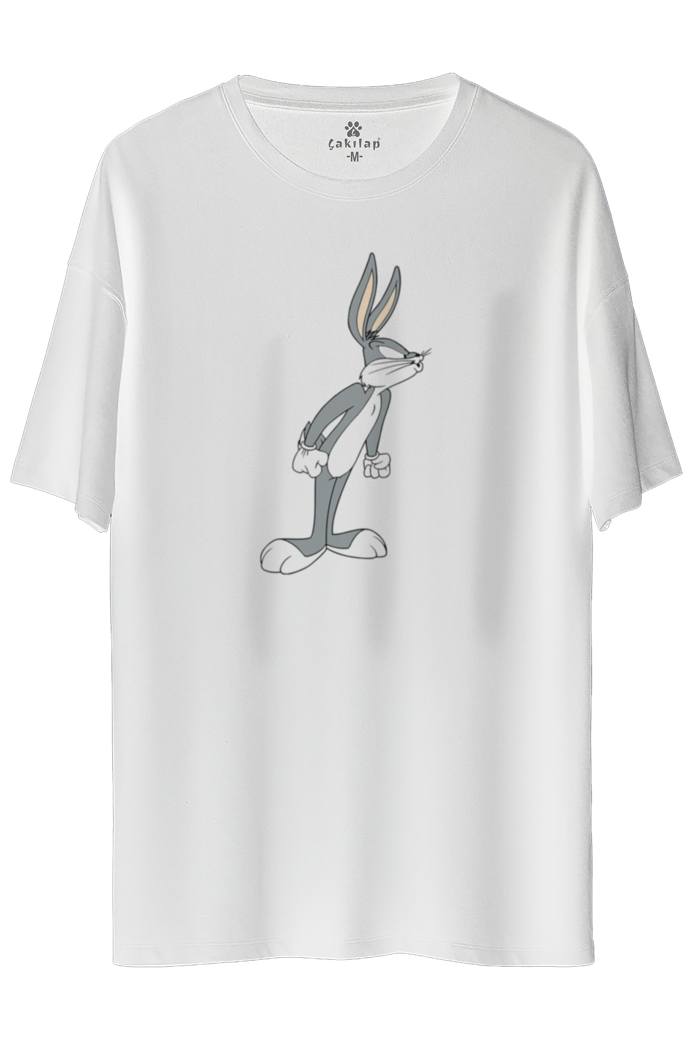 Bugs Bunny Baskılı Oversize Tişört