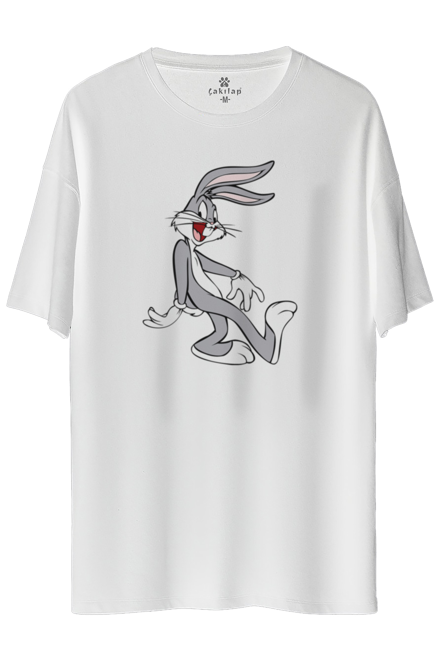 Bugs Bunny Baskılı Oversize Tişört