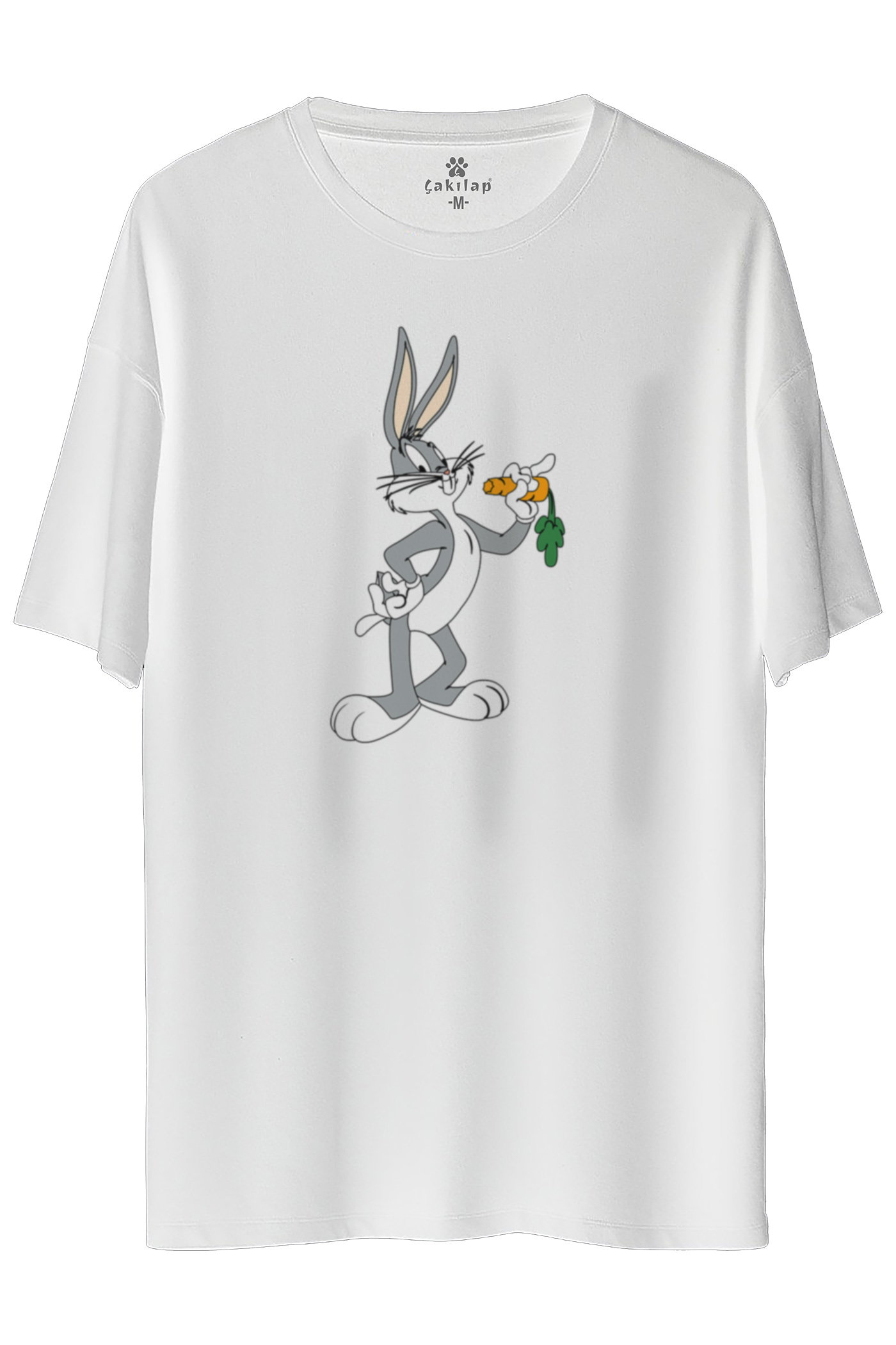 Bugs Bunny Baskılı Oversize Tişört