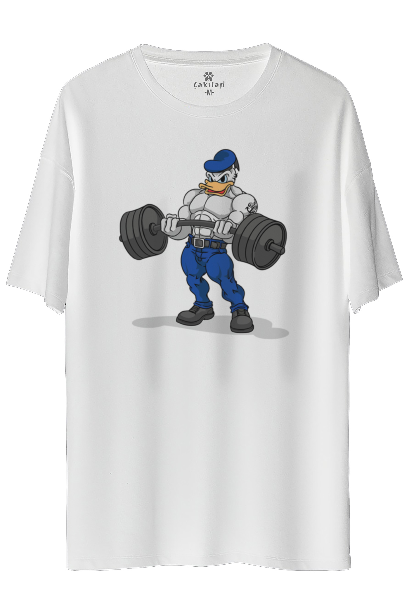 Donald Duck Baskılı Oversize Tişört