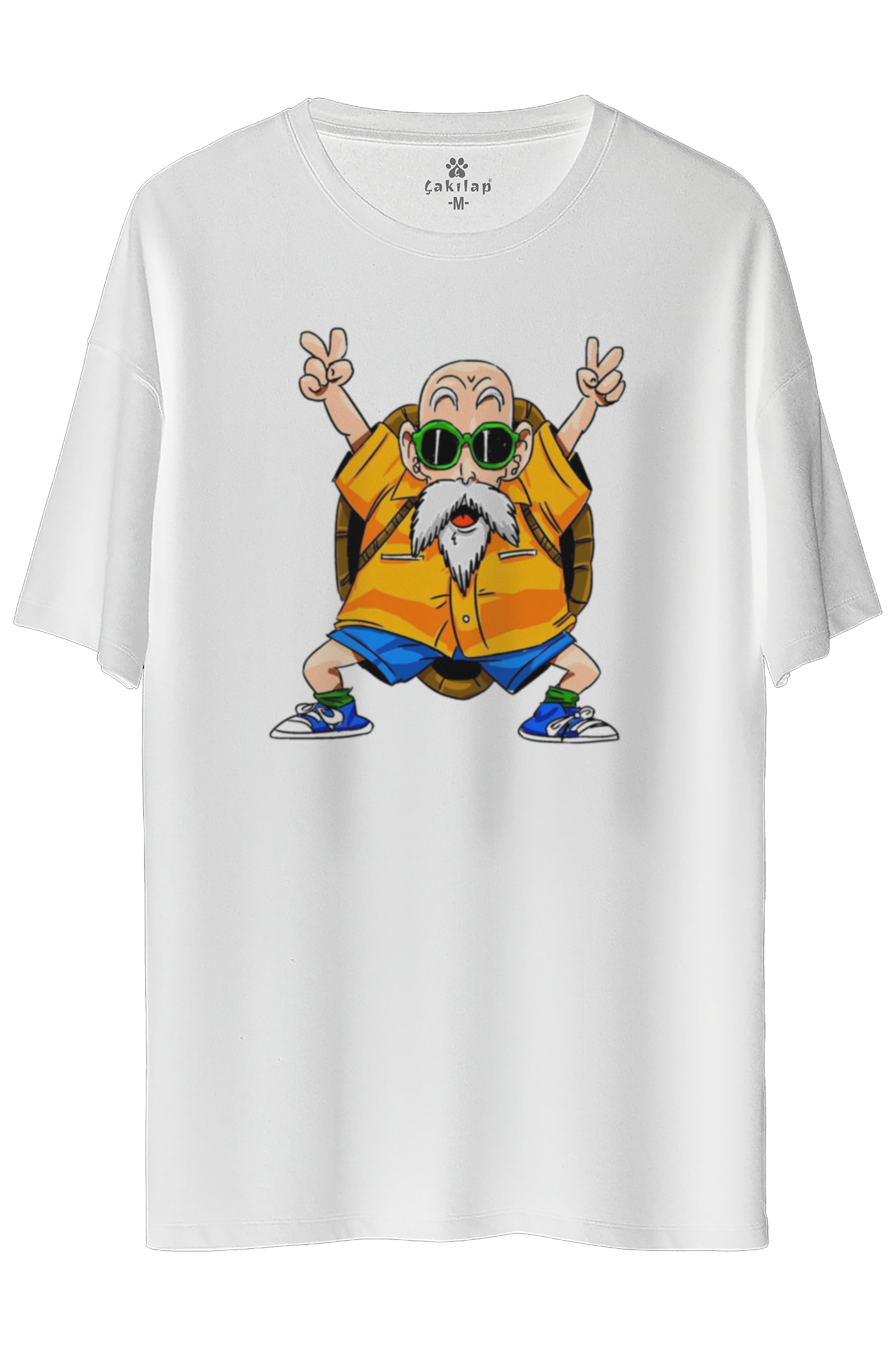 Mr.Roshi Baskılı Oversize Tişört