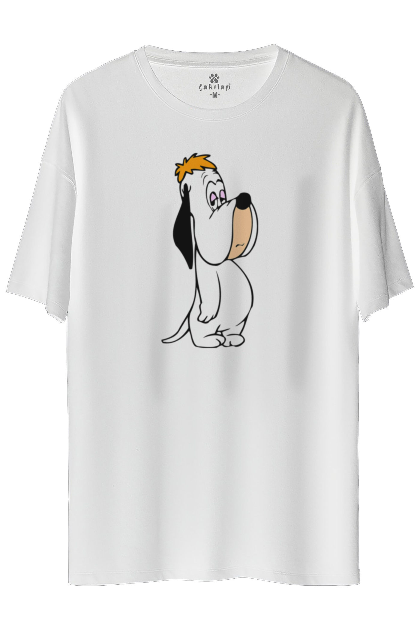 Droopy Baskılı Oversize Tişört