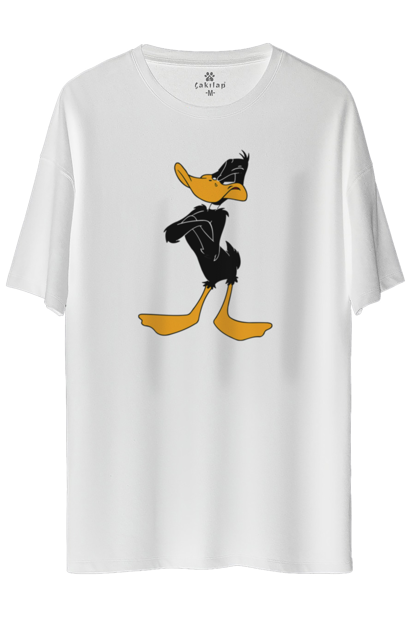 Daffy Duck Baskılı Oversize Tişört