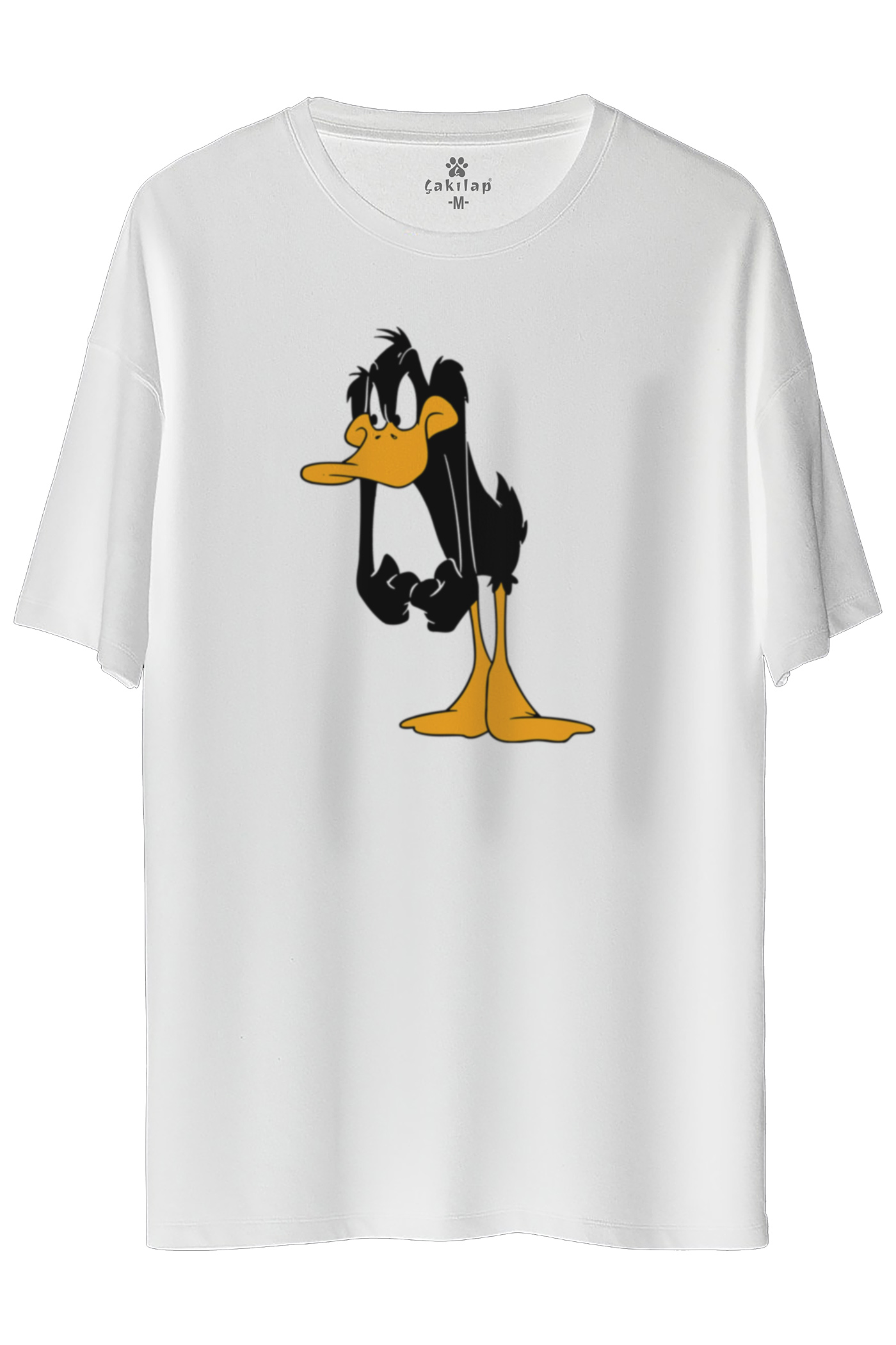Daffy Duck Baskılı Oversize Tişört