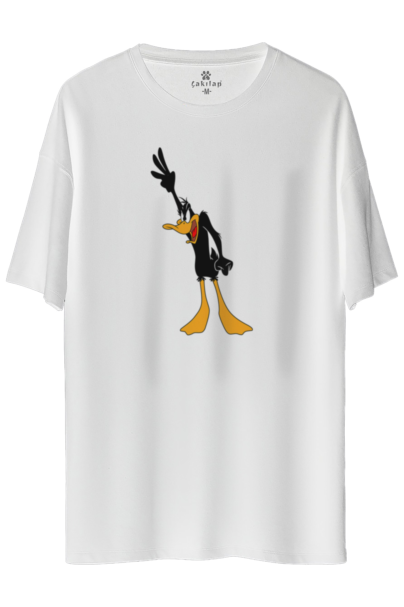 Daffy Duck Baskılı Oversize Tişört