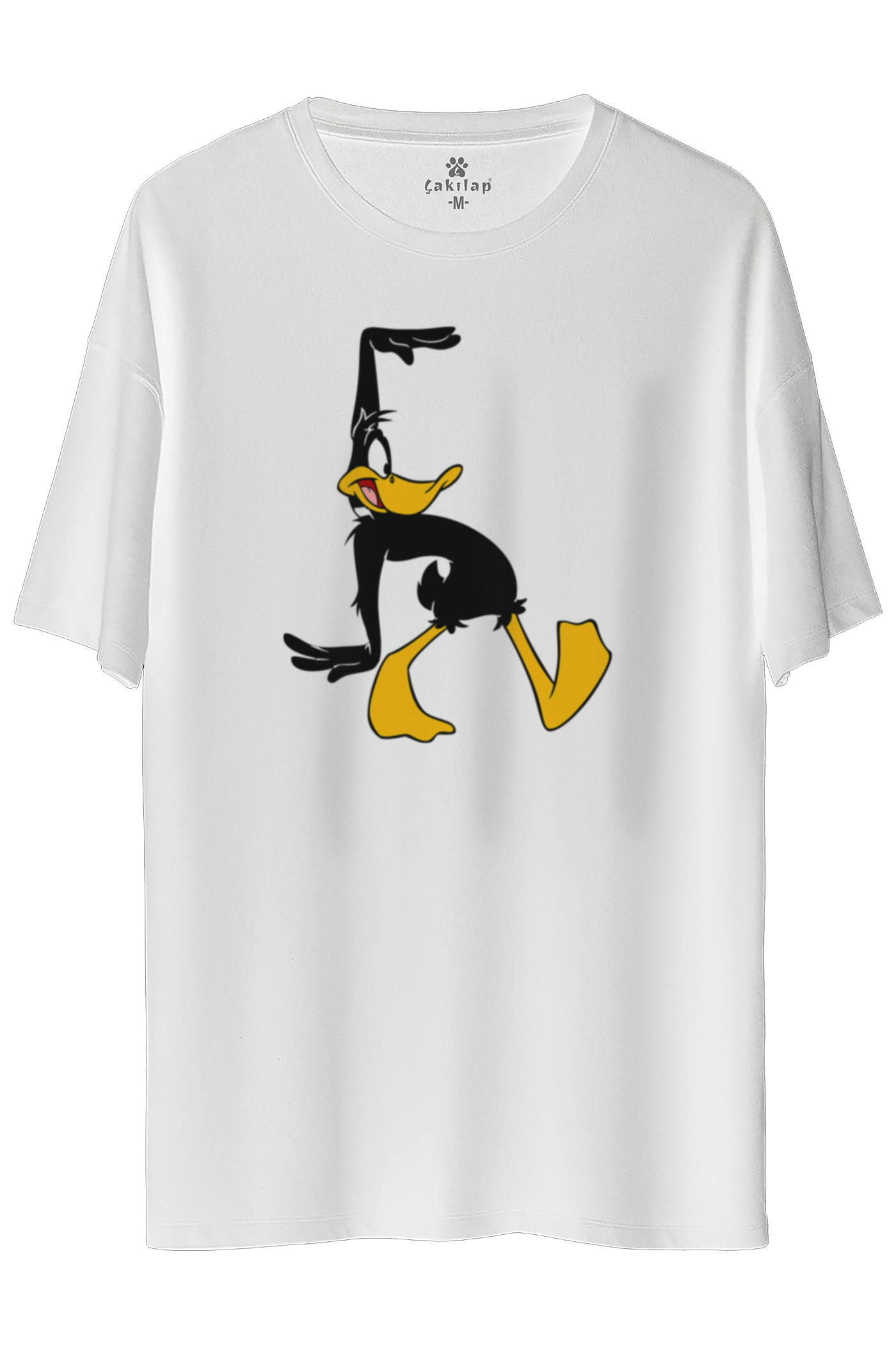 Daffy Duck Baskılı Oversize Tişört