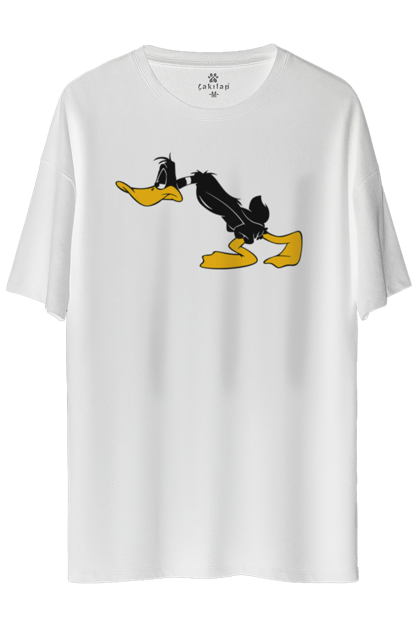 Daffy Duck Baskılı Oversize Tişört