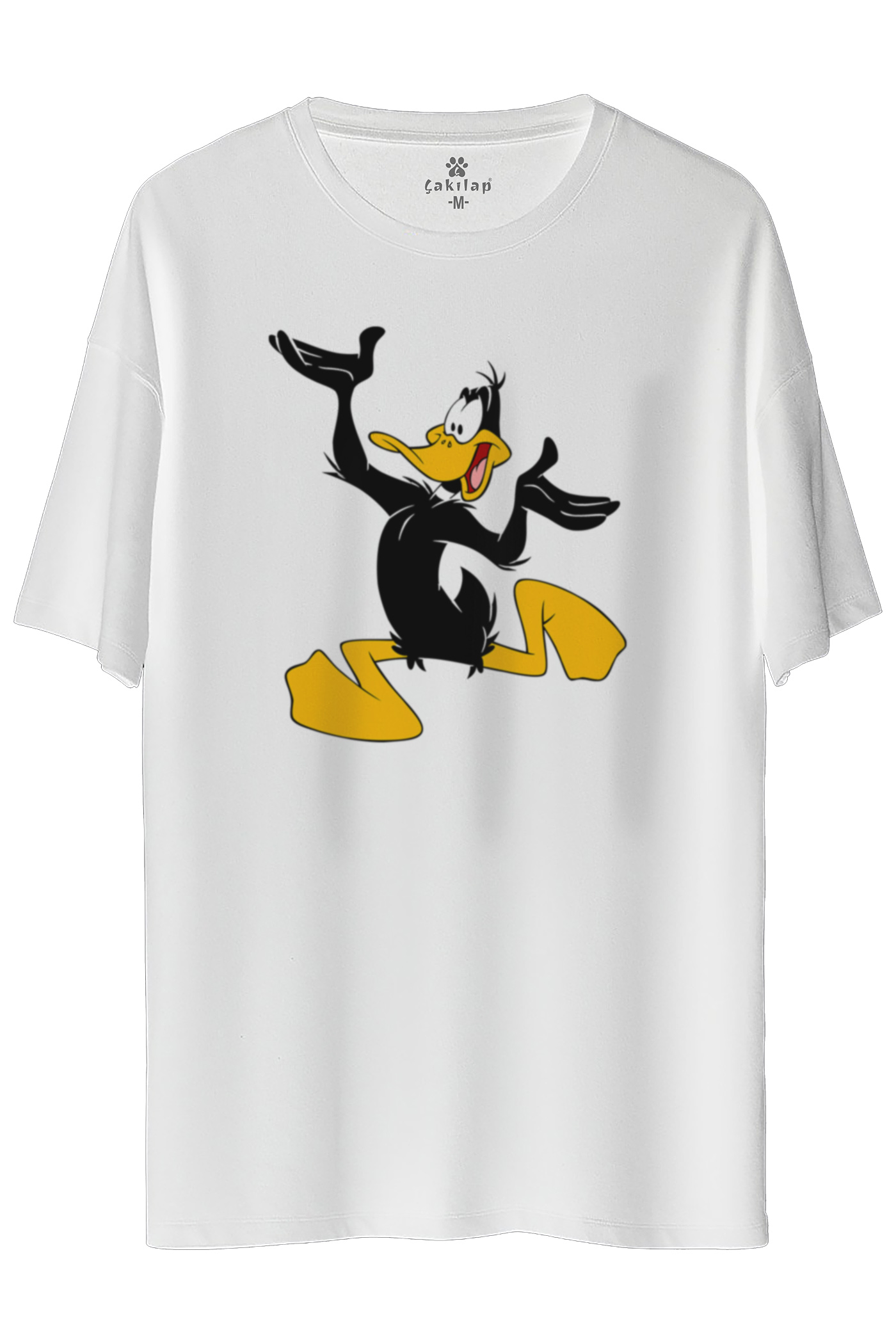 Daffy Duck Baskılı Oversize Tişört