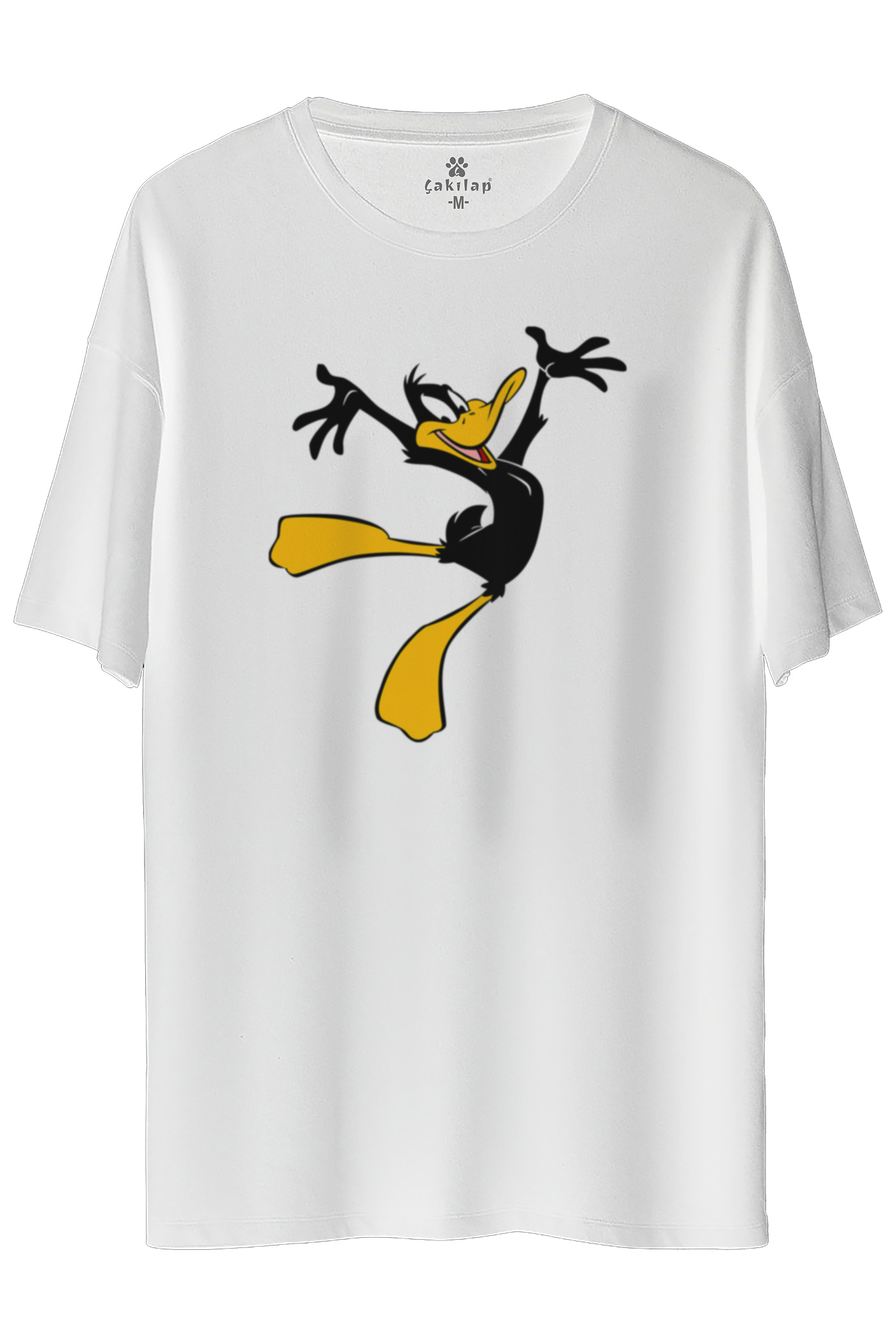 Daffy Duck Baskılı Oversize Tişört