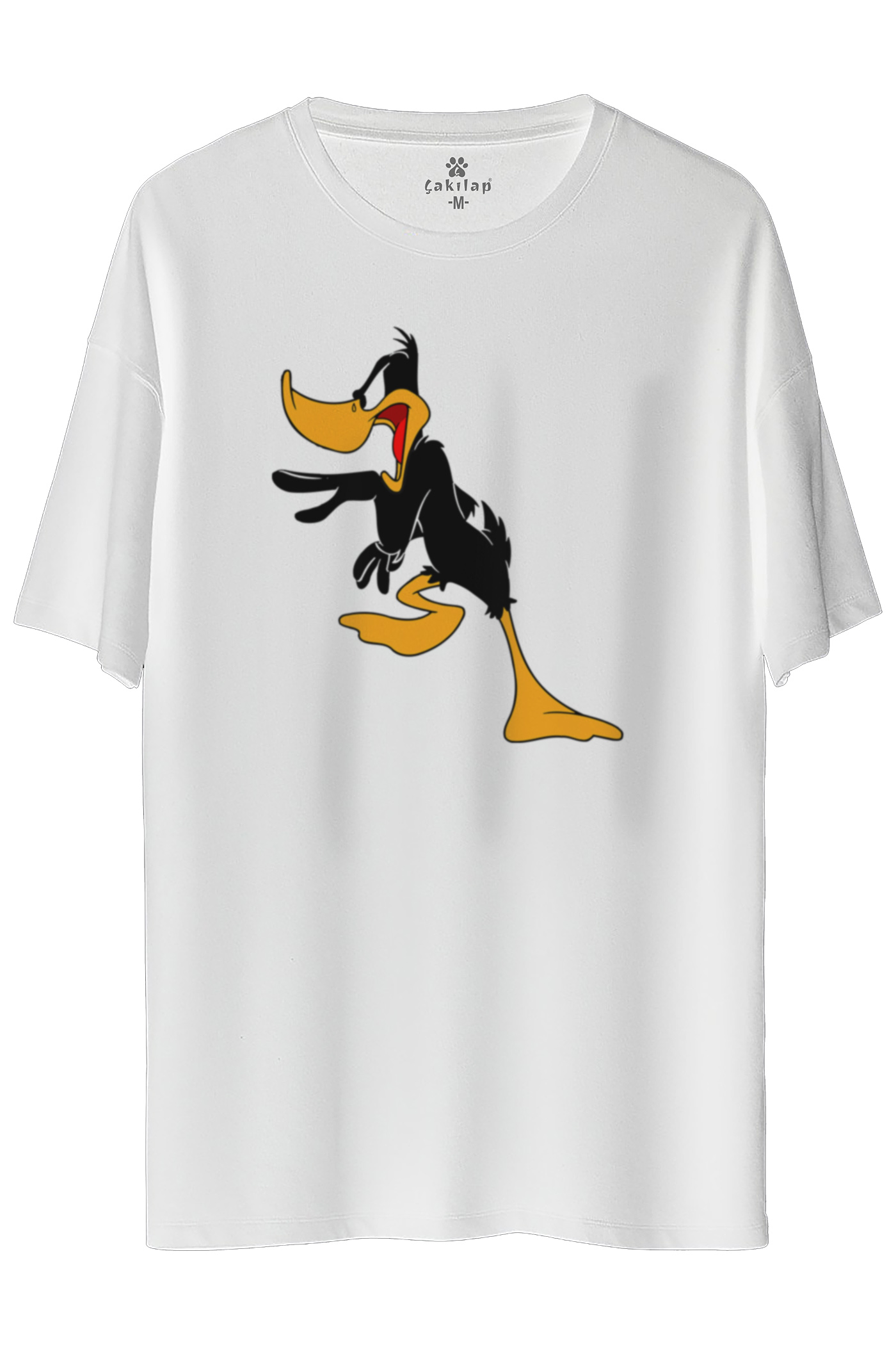 Daffy Duck Baskılı Oversize Tişört