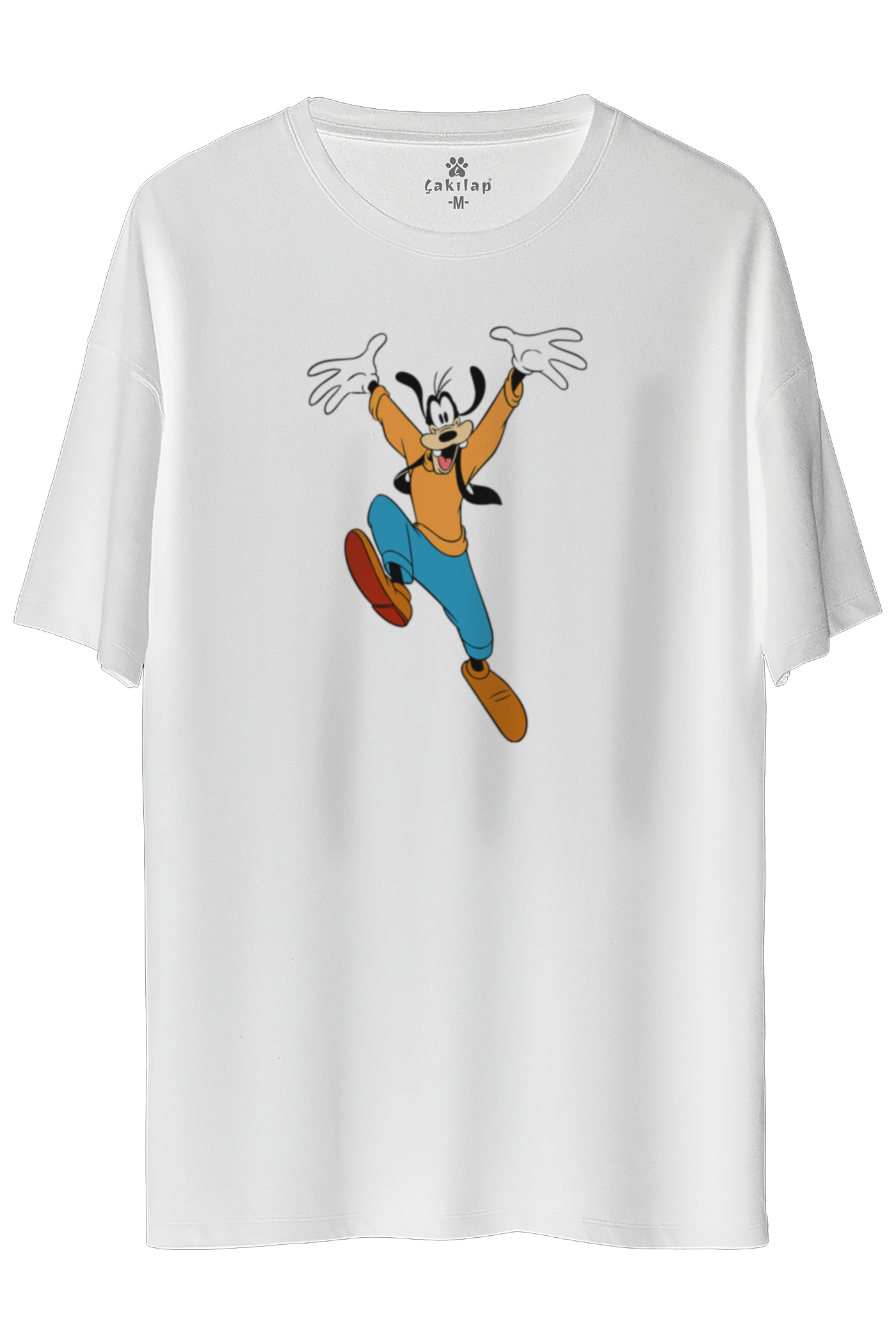 Goofy Baskılı Oversize Tişört