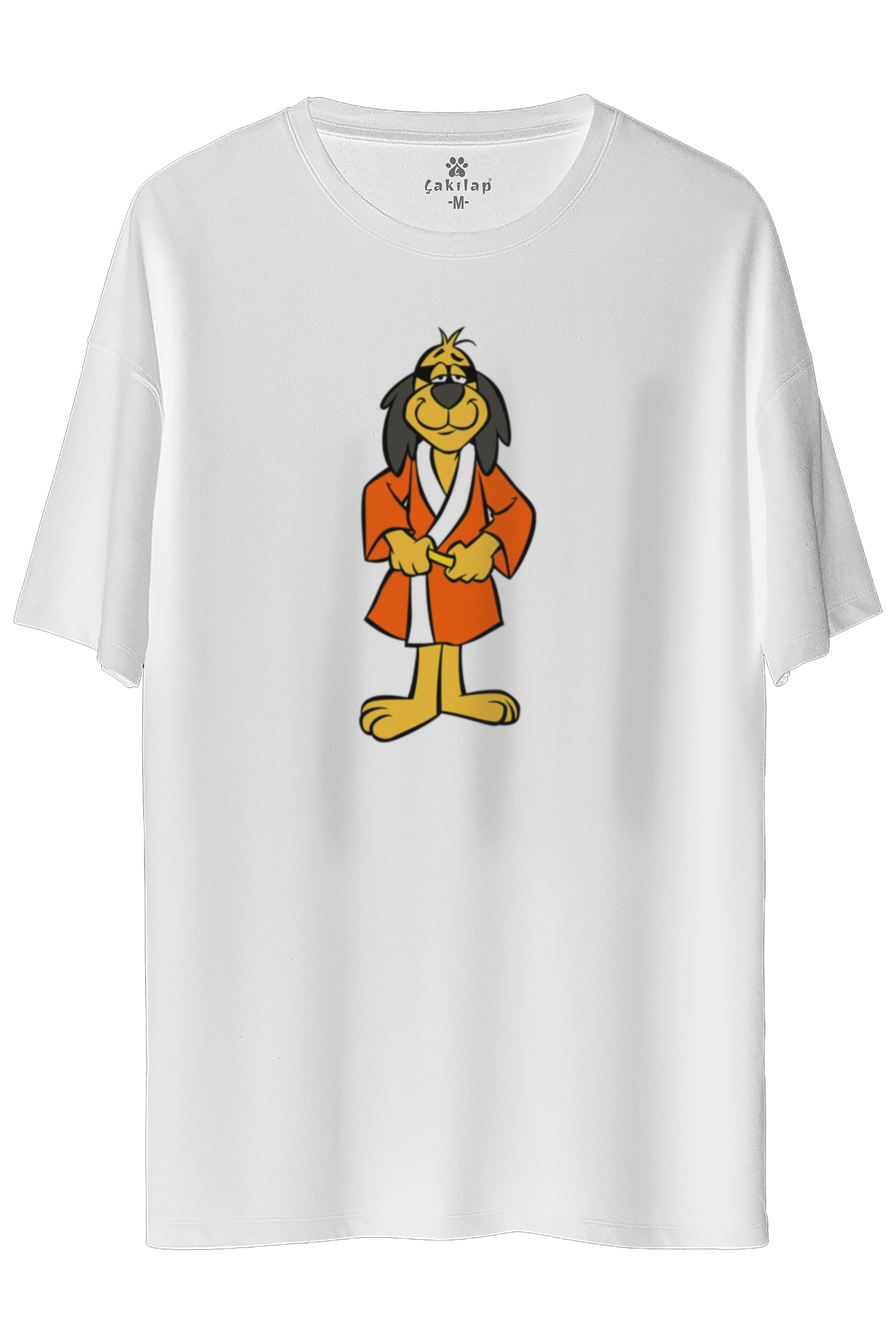 Hong Kong Phooey Baskılı Oversize Tişört