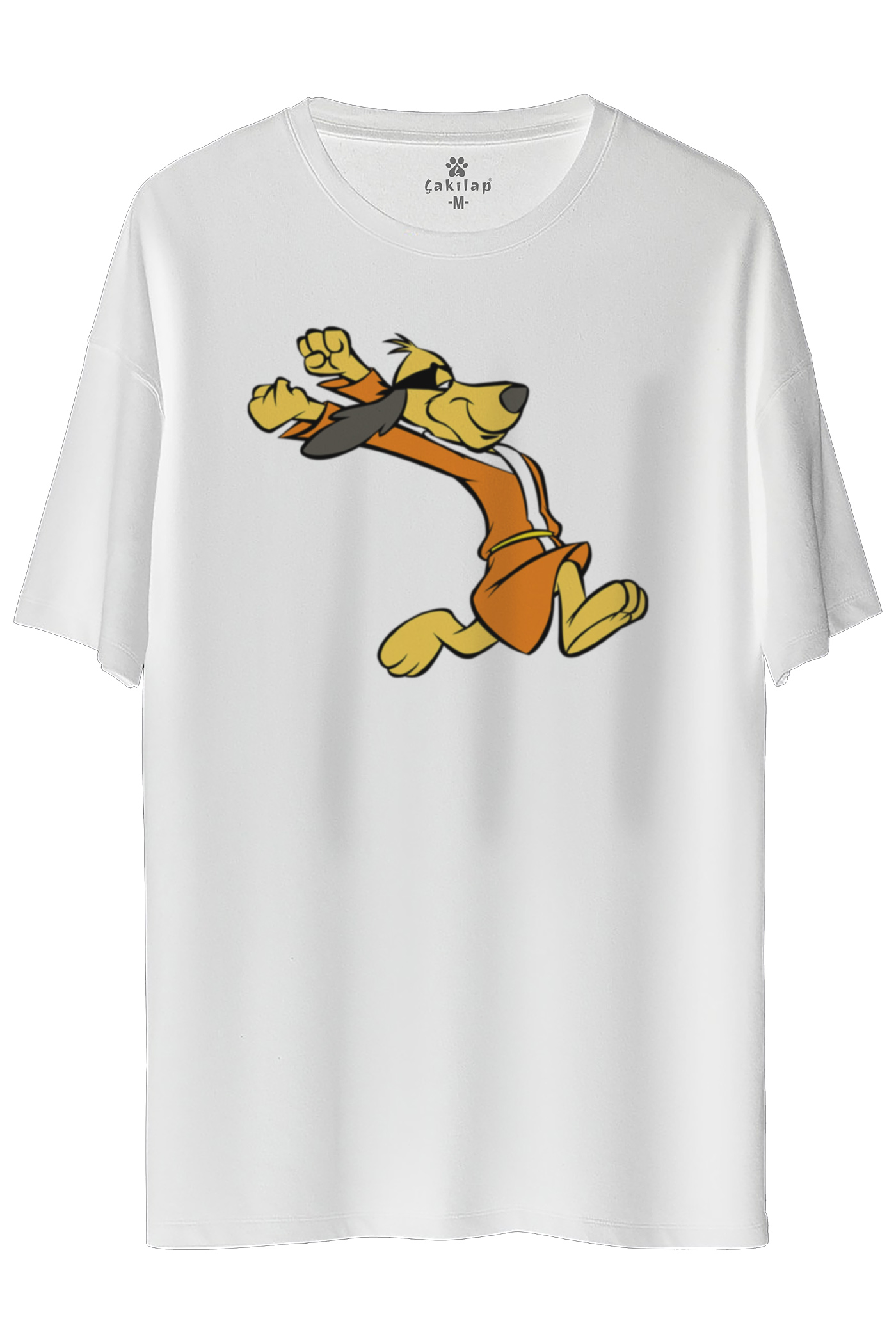 Hong Kong Phooey Baskılı Oversize Tişört