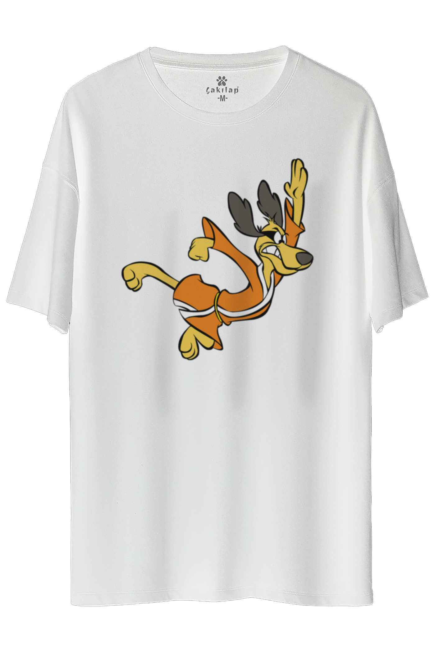 Hong Kong Phooey Baskılı Oversize Tişört