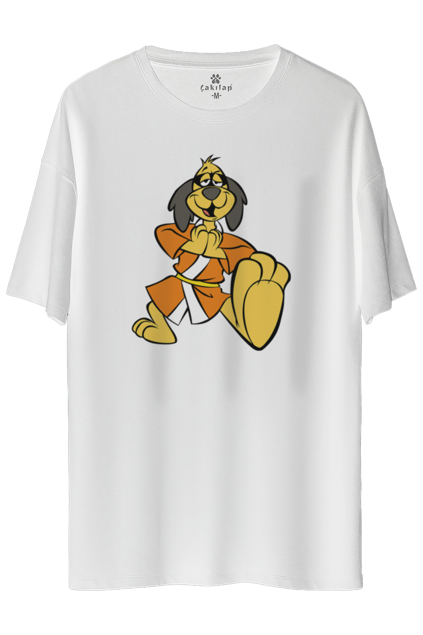 Hong Kong Phooey Baskılı Oversize Tişört