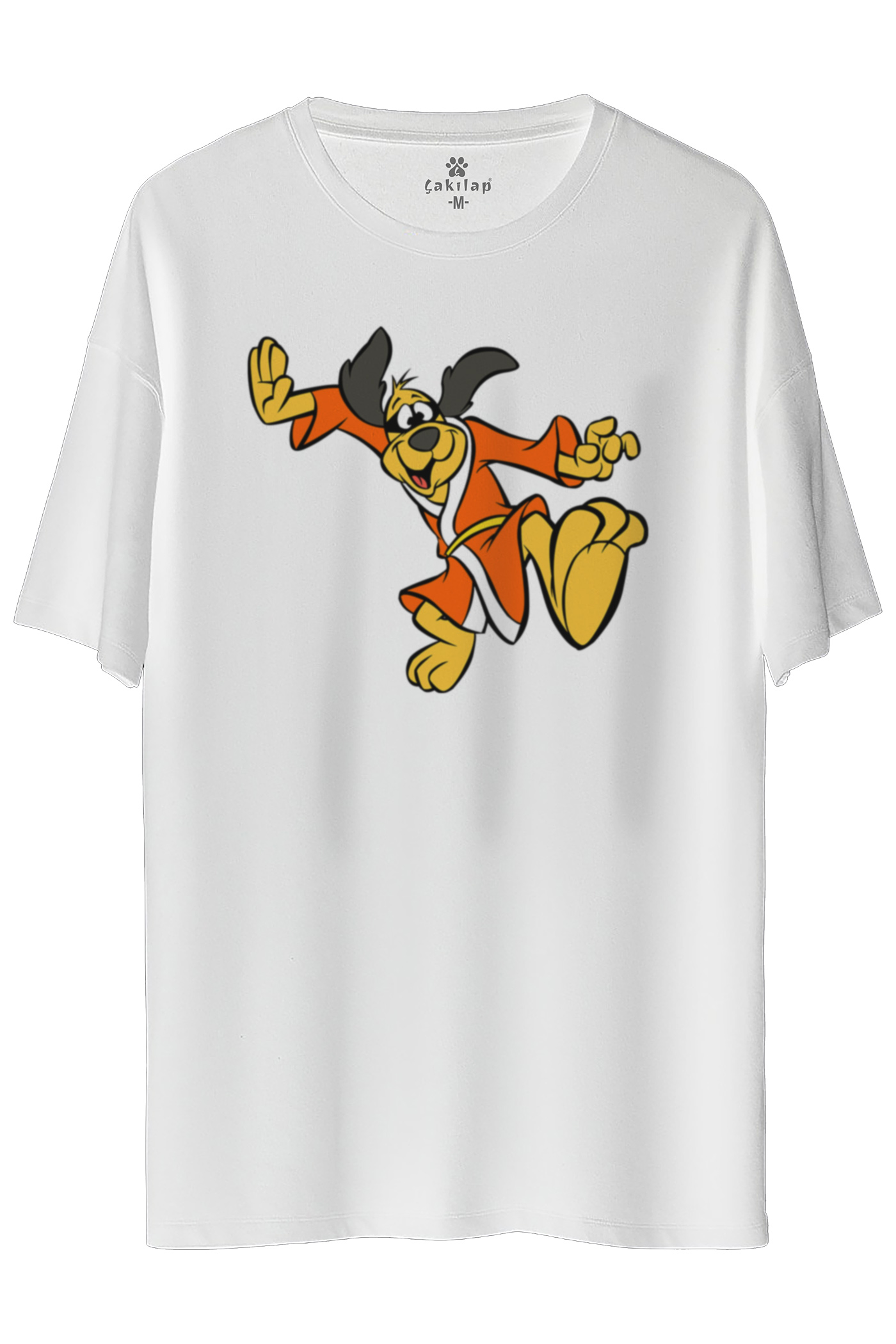Hong Kong Phooey Baskılı Oversize Tişört