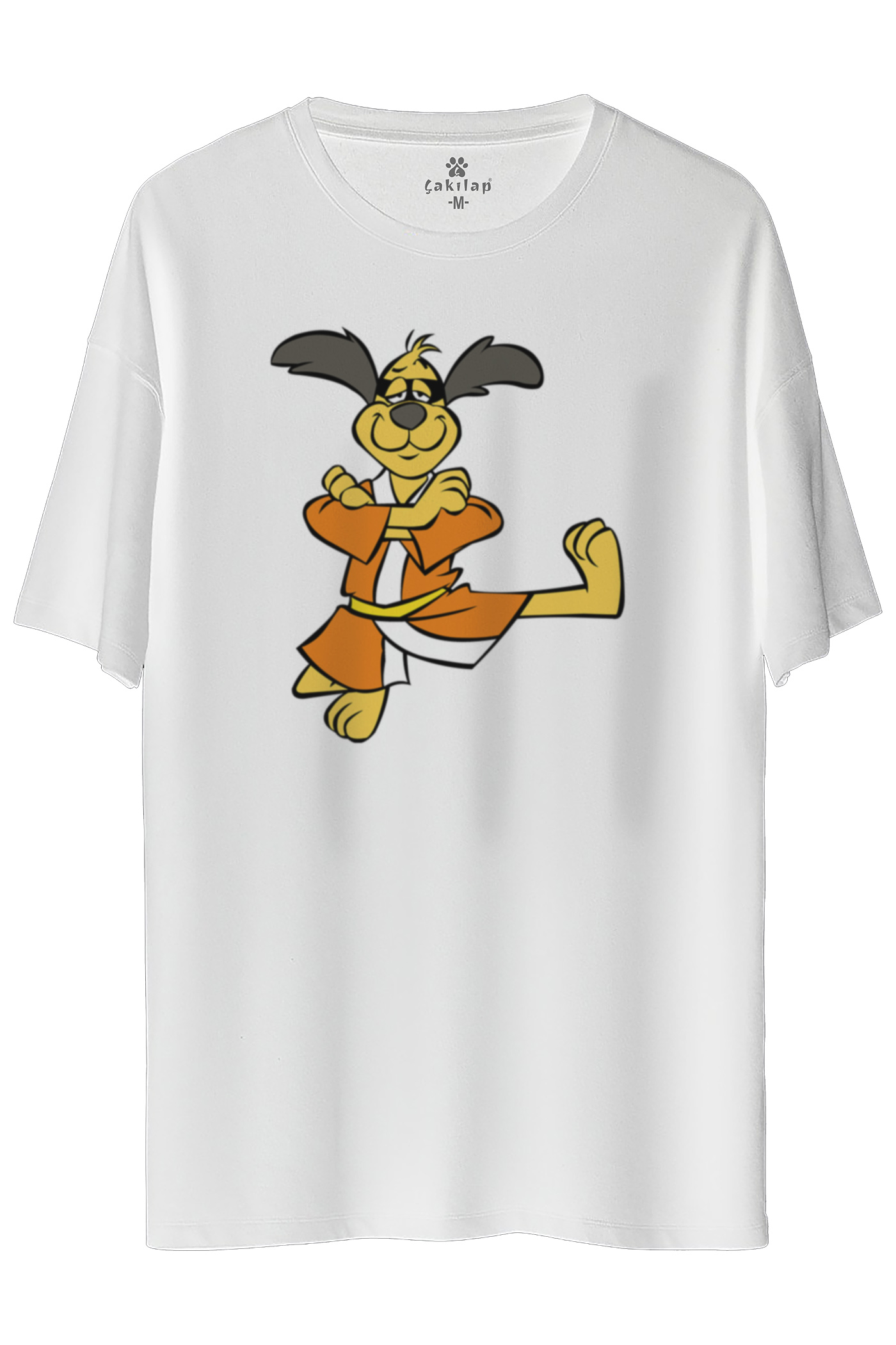 Hong Kong Phooey Baskılı Oversize Tişört