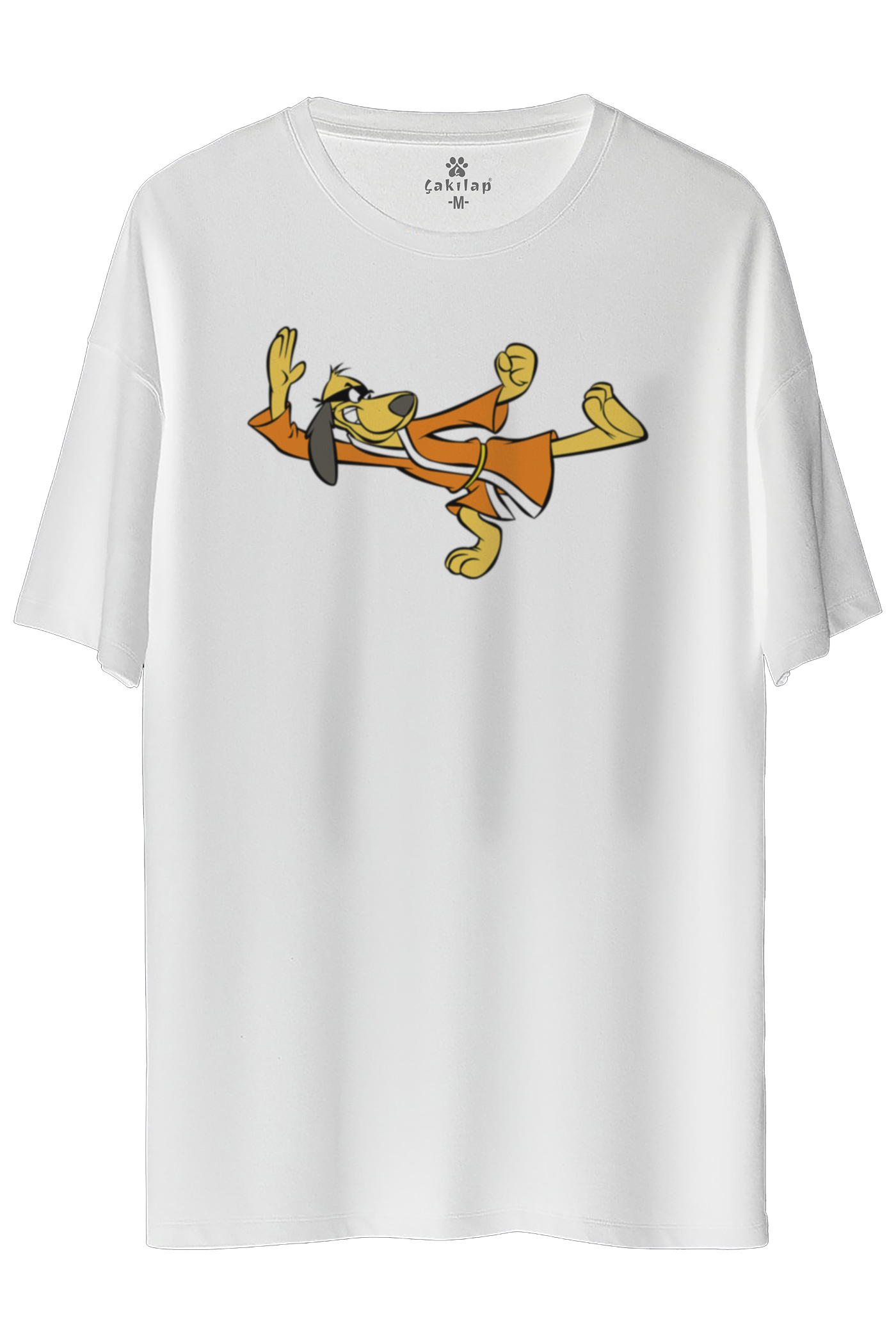 Hong Kong Phooey Baskılı Oversize Tişört