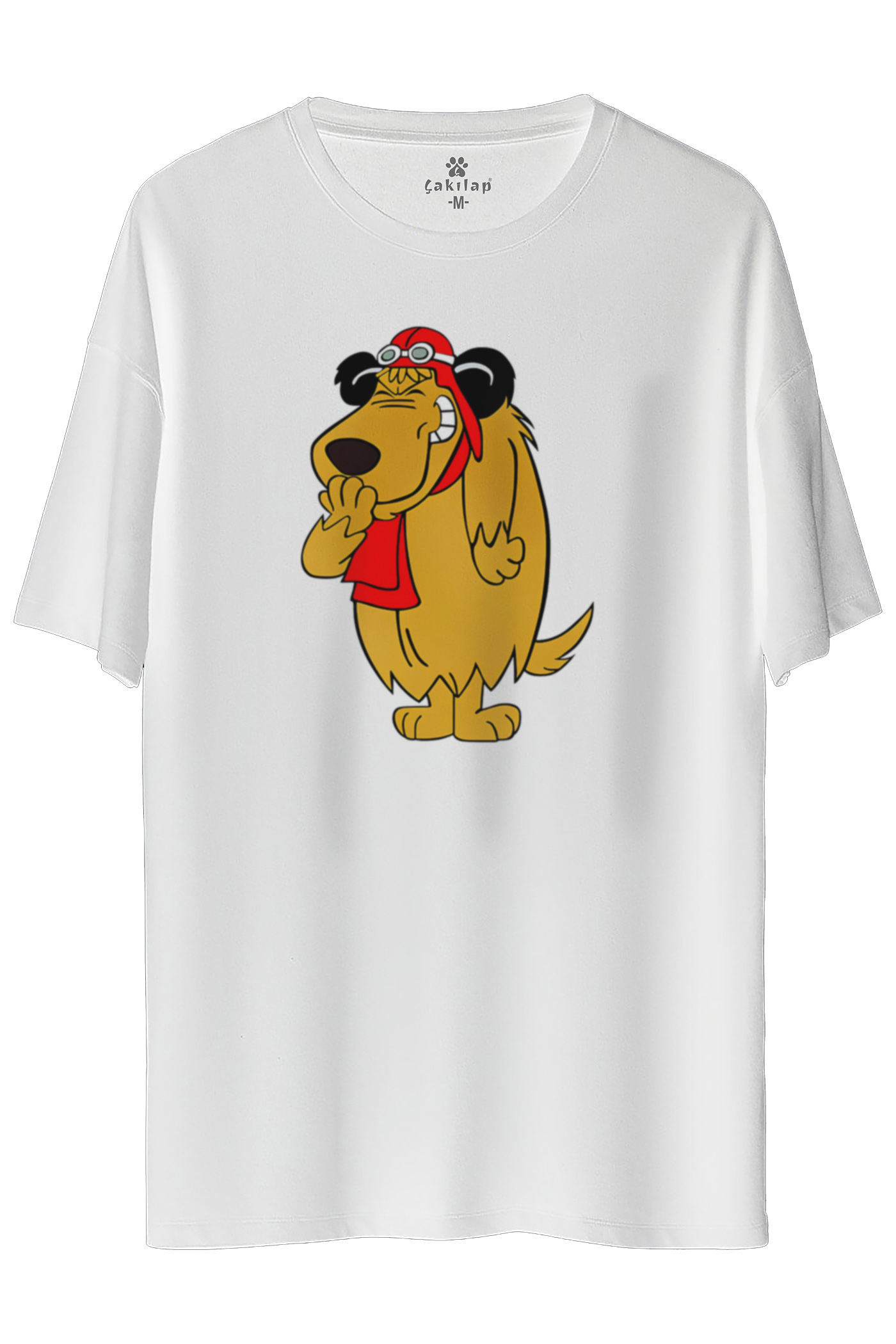 Mudley Baskılı Oversize Tişört