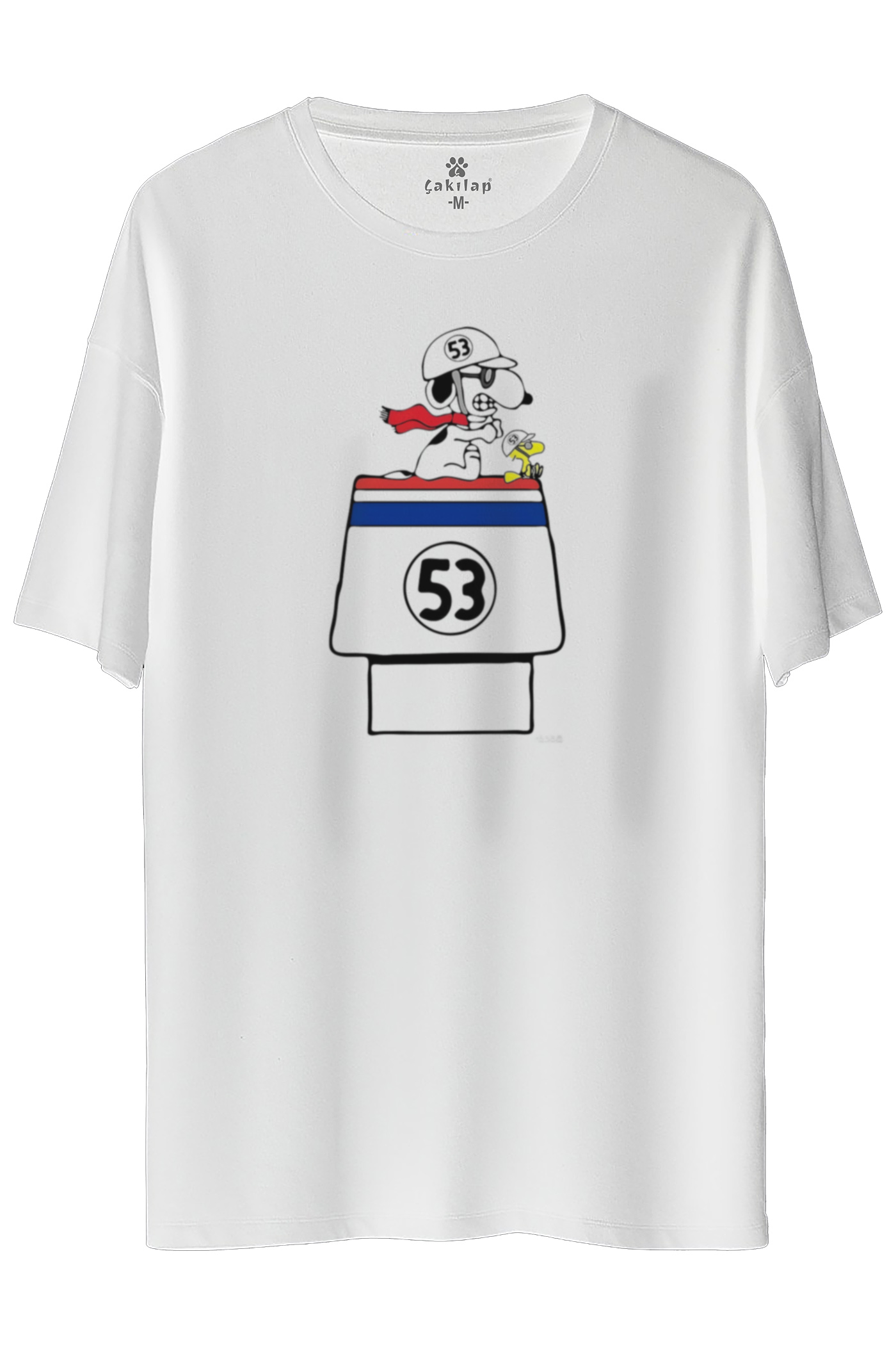 Snoopy Baskılı Oversize Tişört