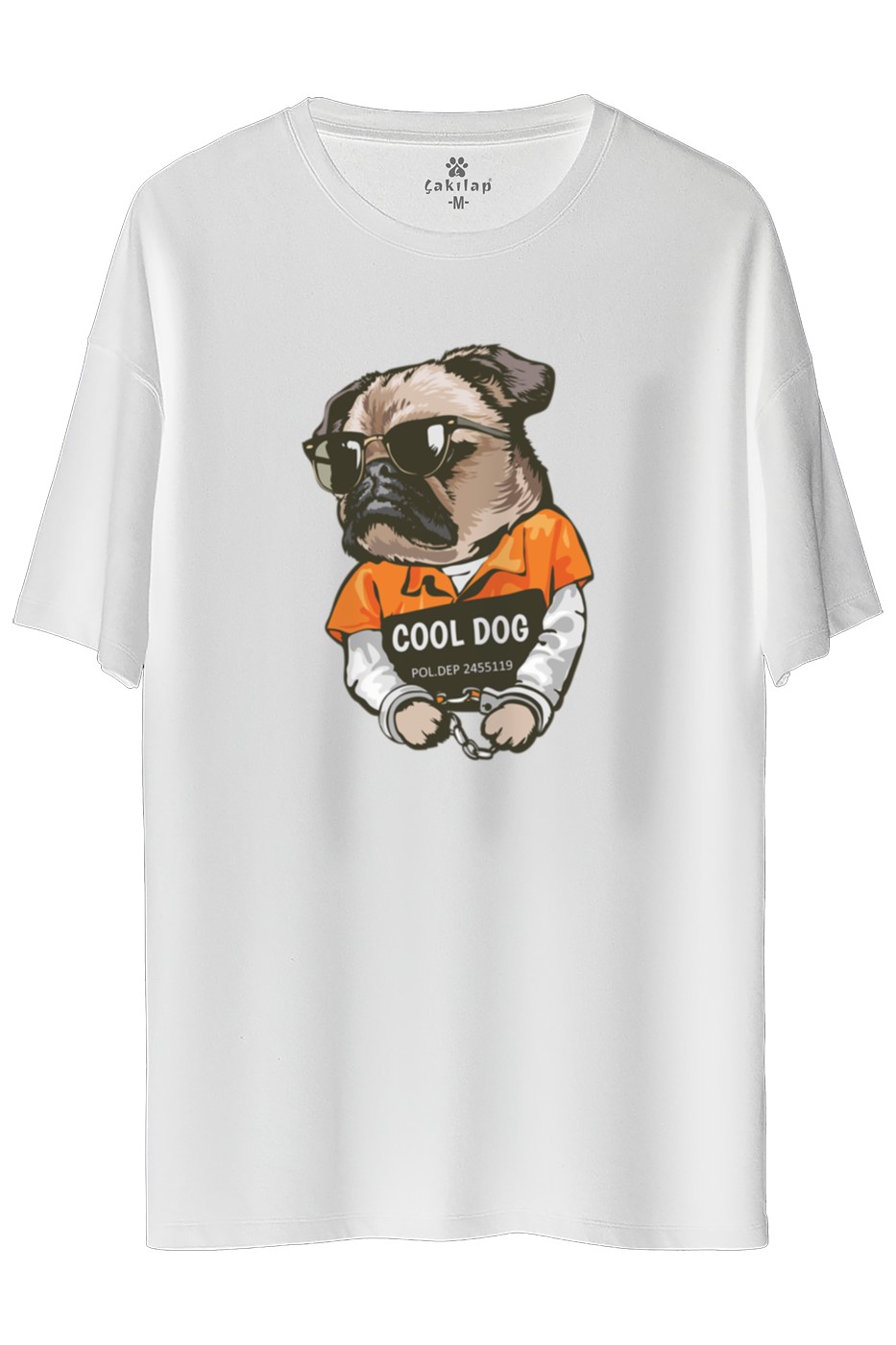 Ayıcık Baskılı Oversize Tişört