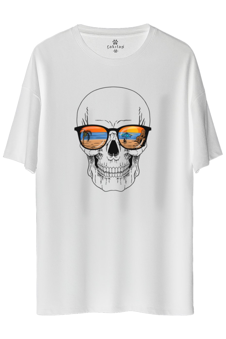 Hello Summer Baskılı Oversize Tişört