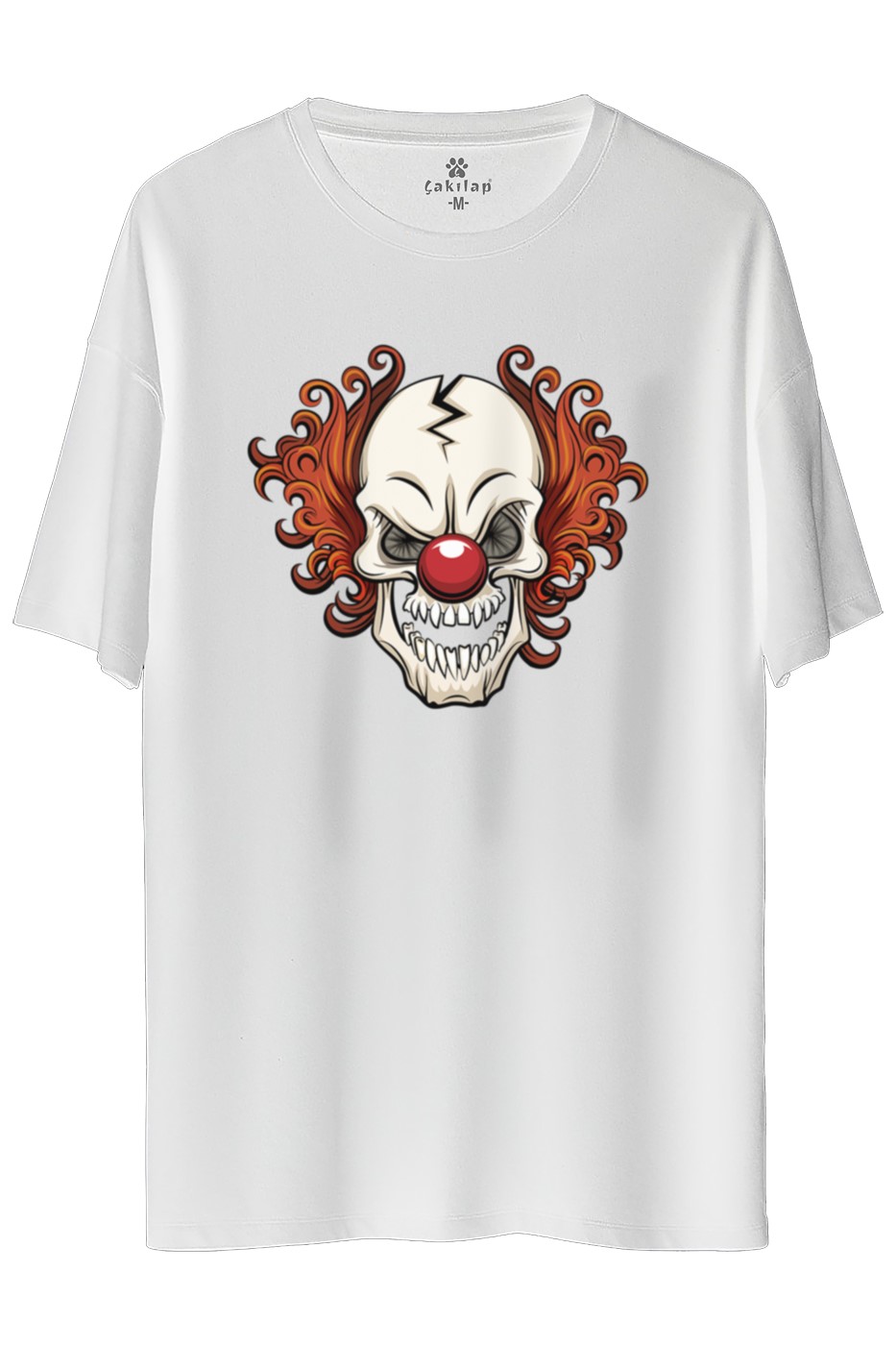 Kuru Kafa  Baskılı Oversize Tişört