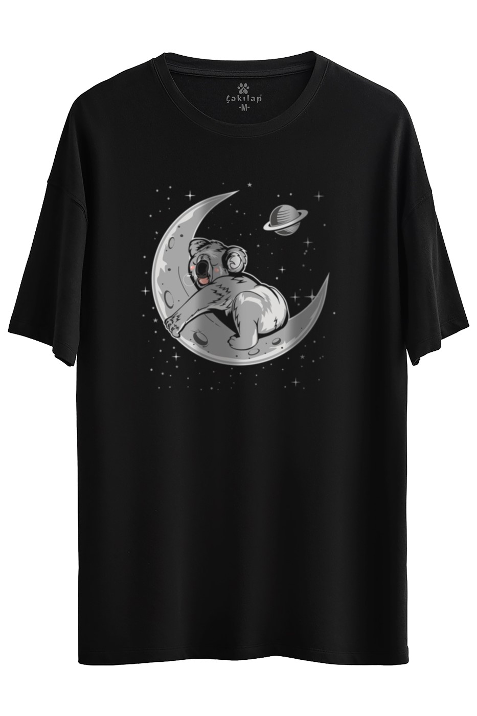 Kuala Baskılı Oversize Tişört