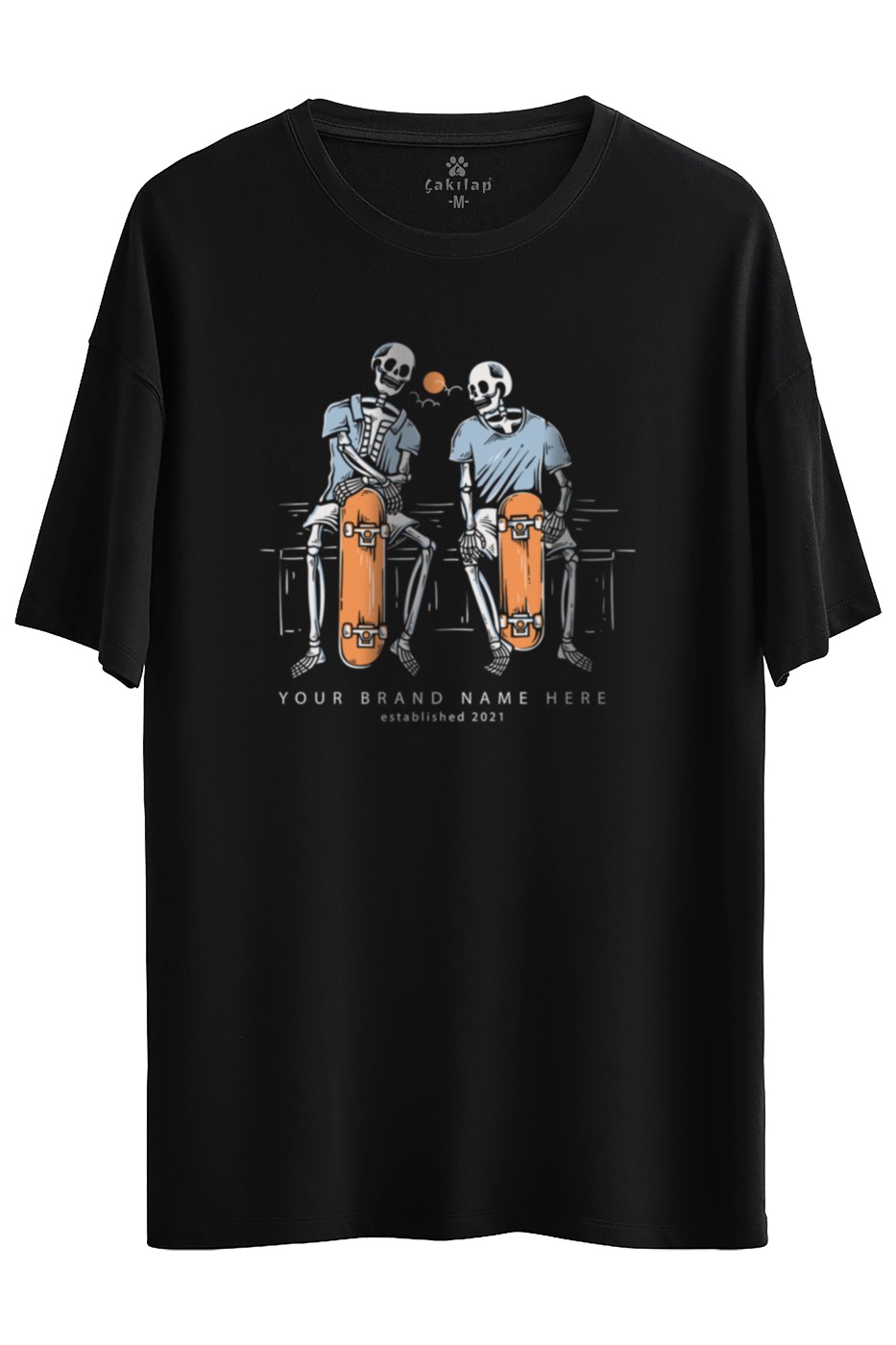 Custom Baskılı Oversize Tişört