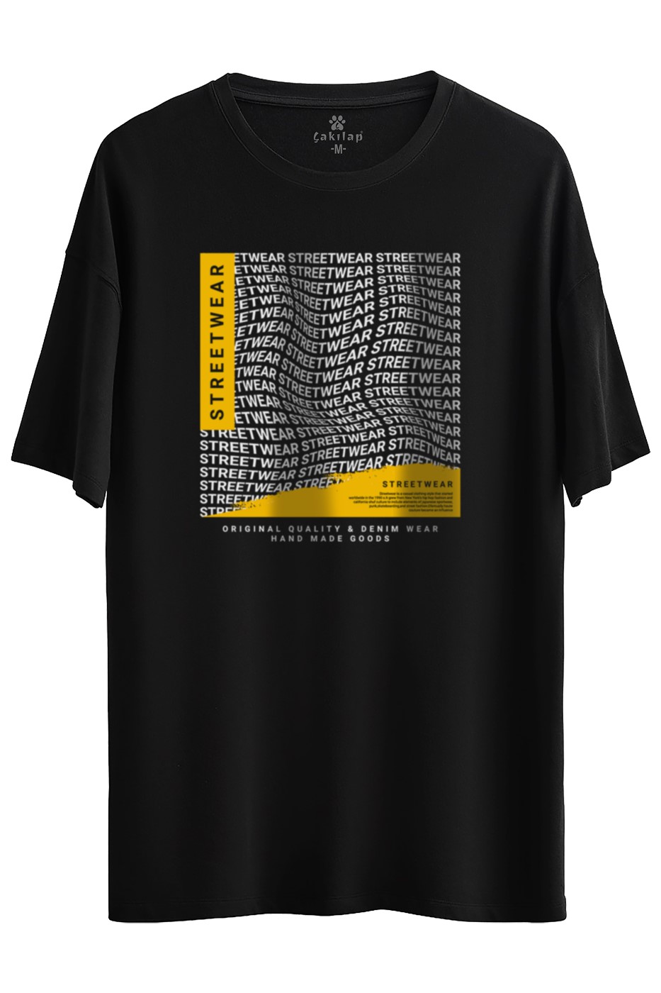 Street Wear Baskılı Oversize Tişört